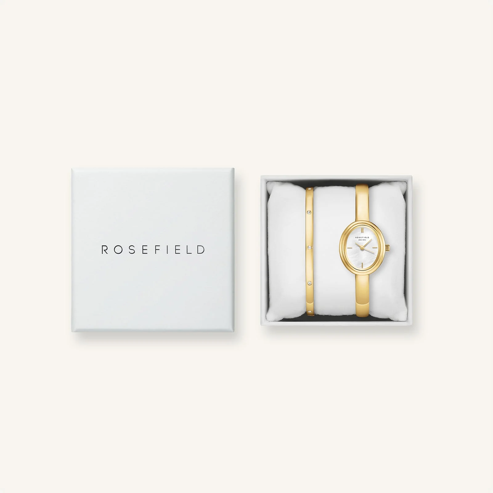 Bangle Watch + Crystal Bangle