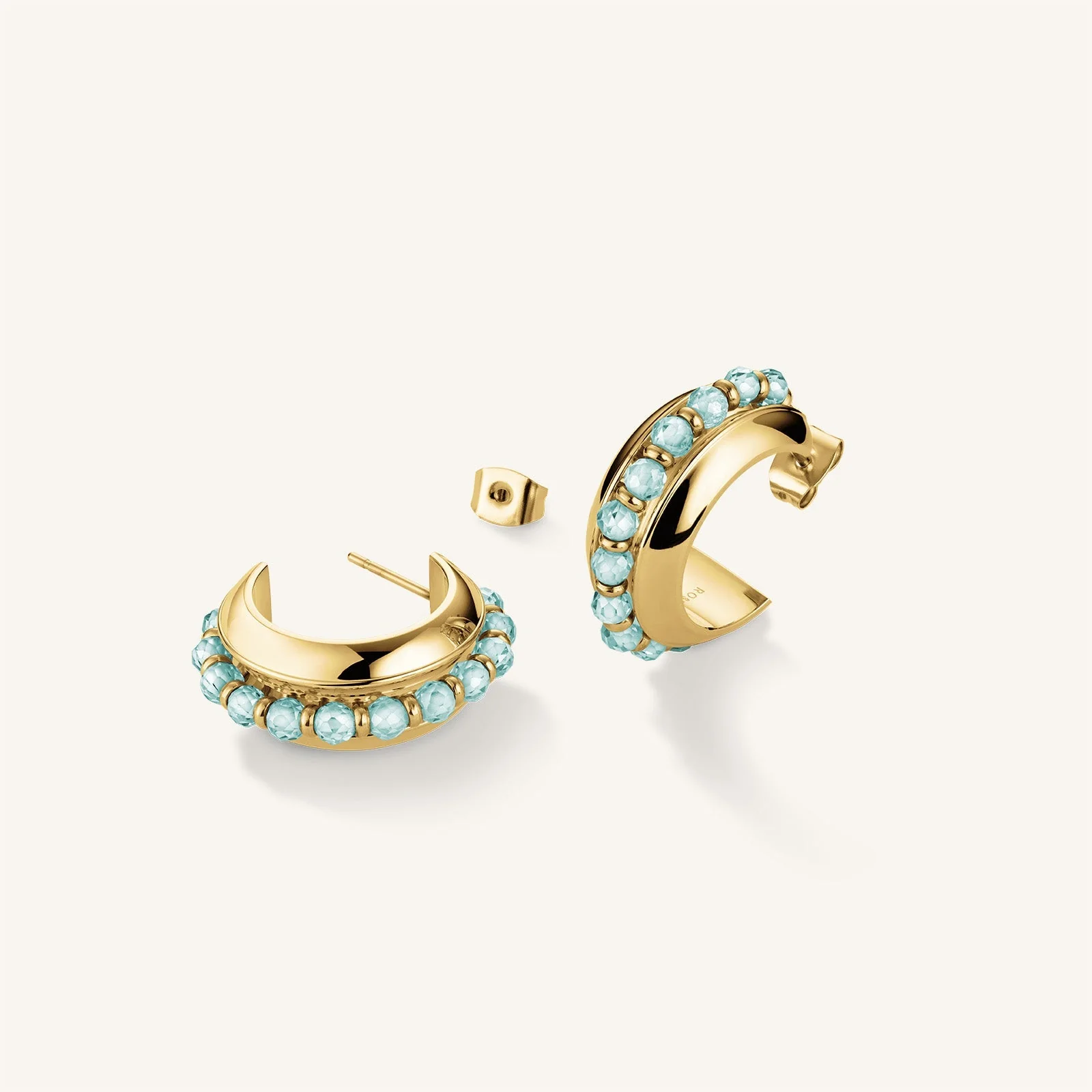 Beads Hoop Blue - Image 3