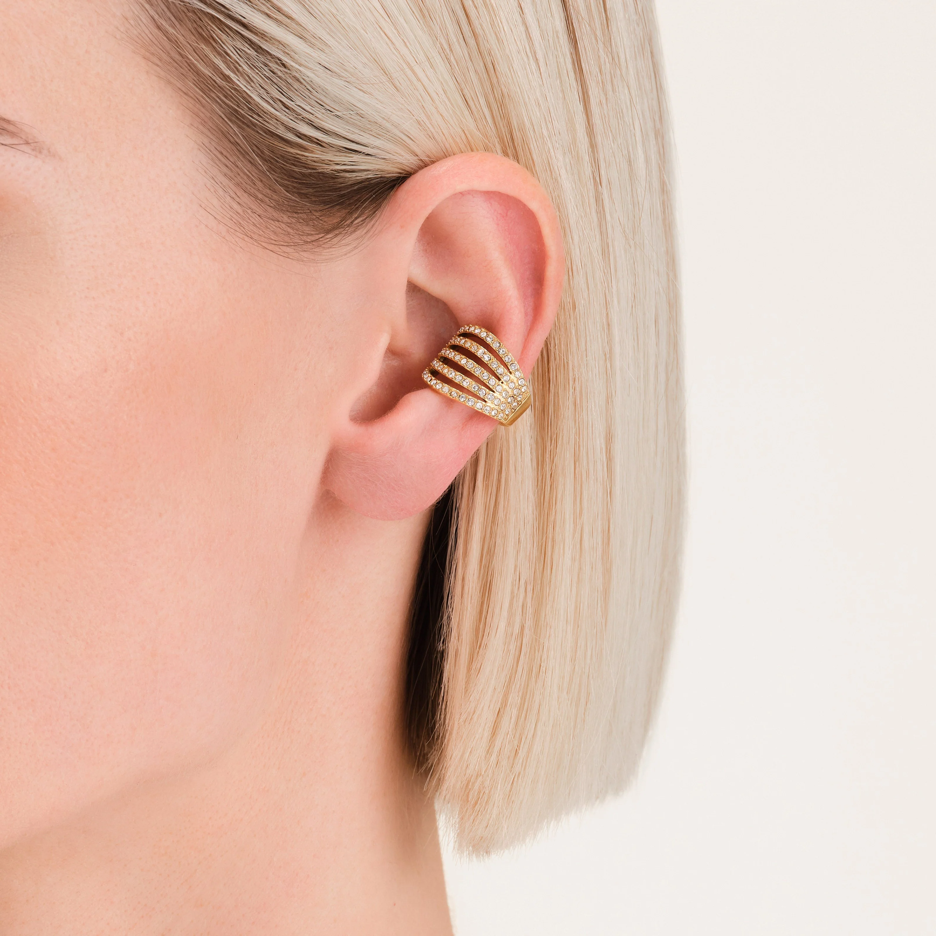 Caged Crystal Earcuff - Image 2
