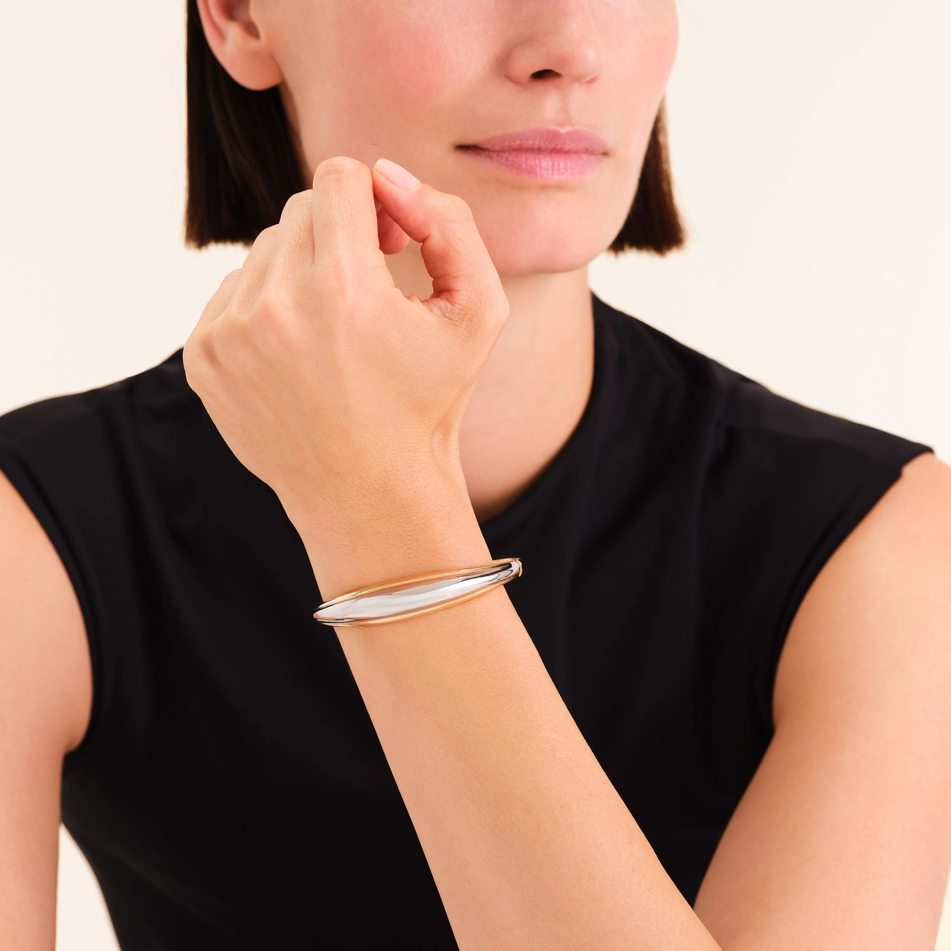 Dome Duotone Bangle - Image 2