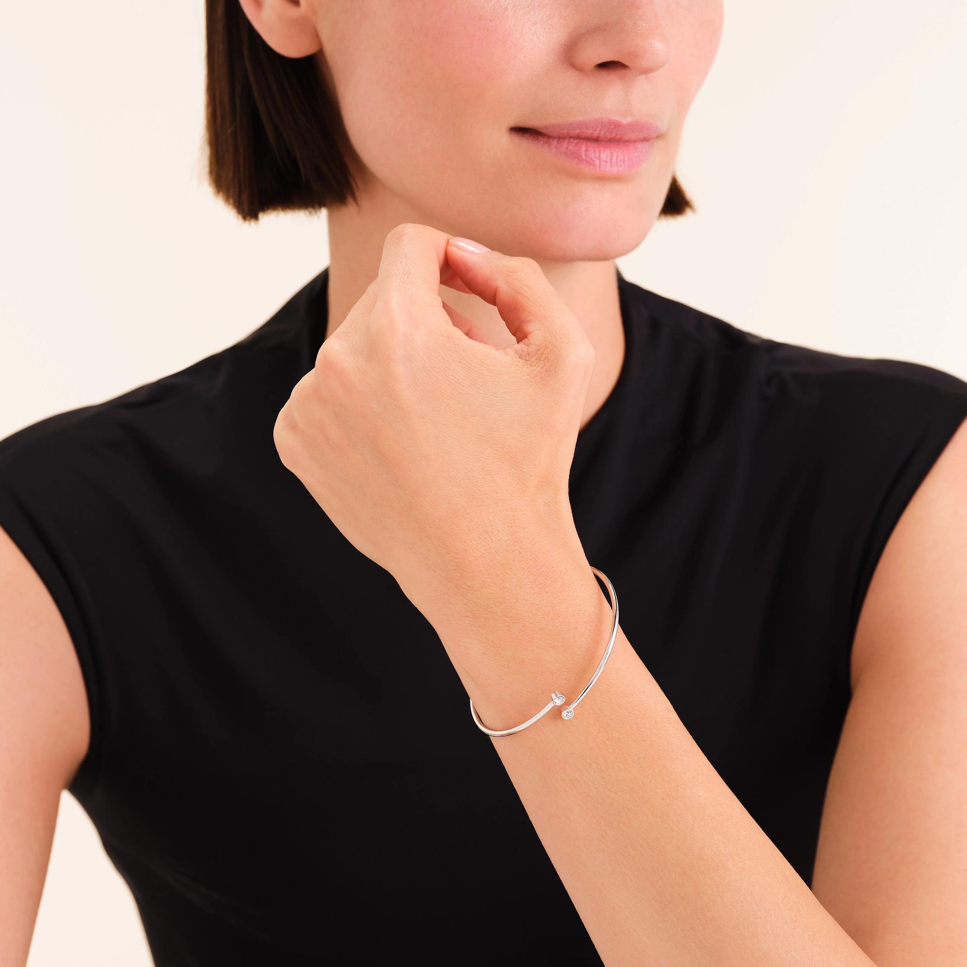 Double Crystal Bangle - Image 5