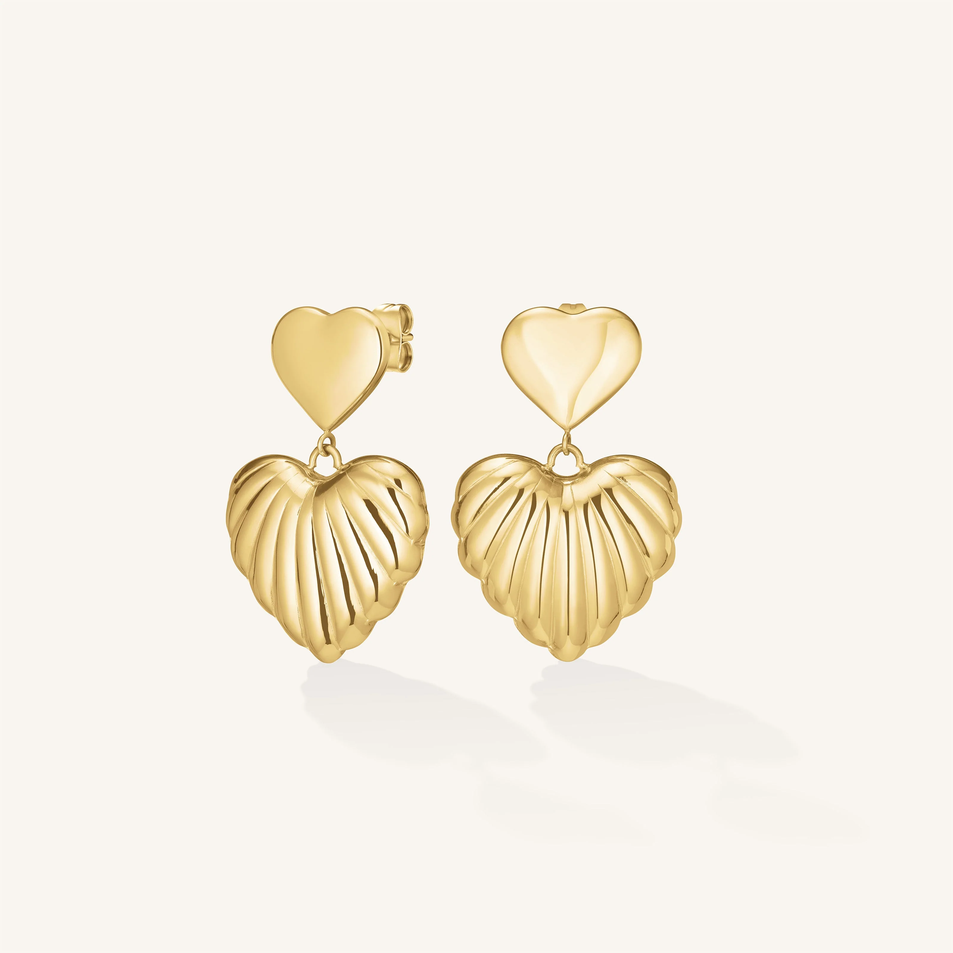 Double Heart Earrings