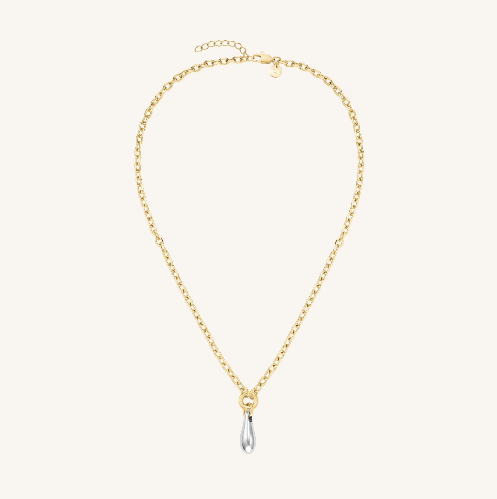 Duotone Drop Necklace - Image 3