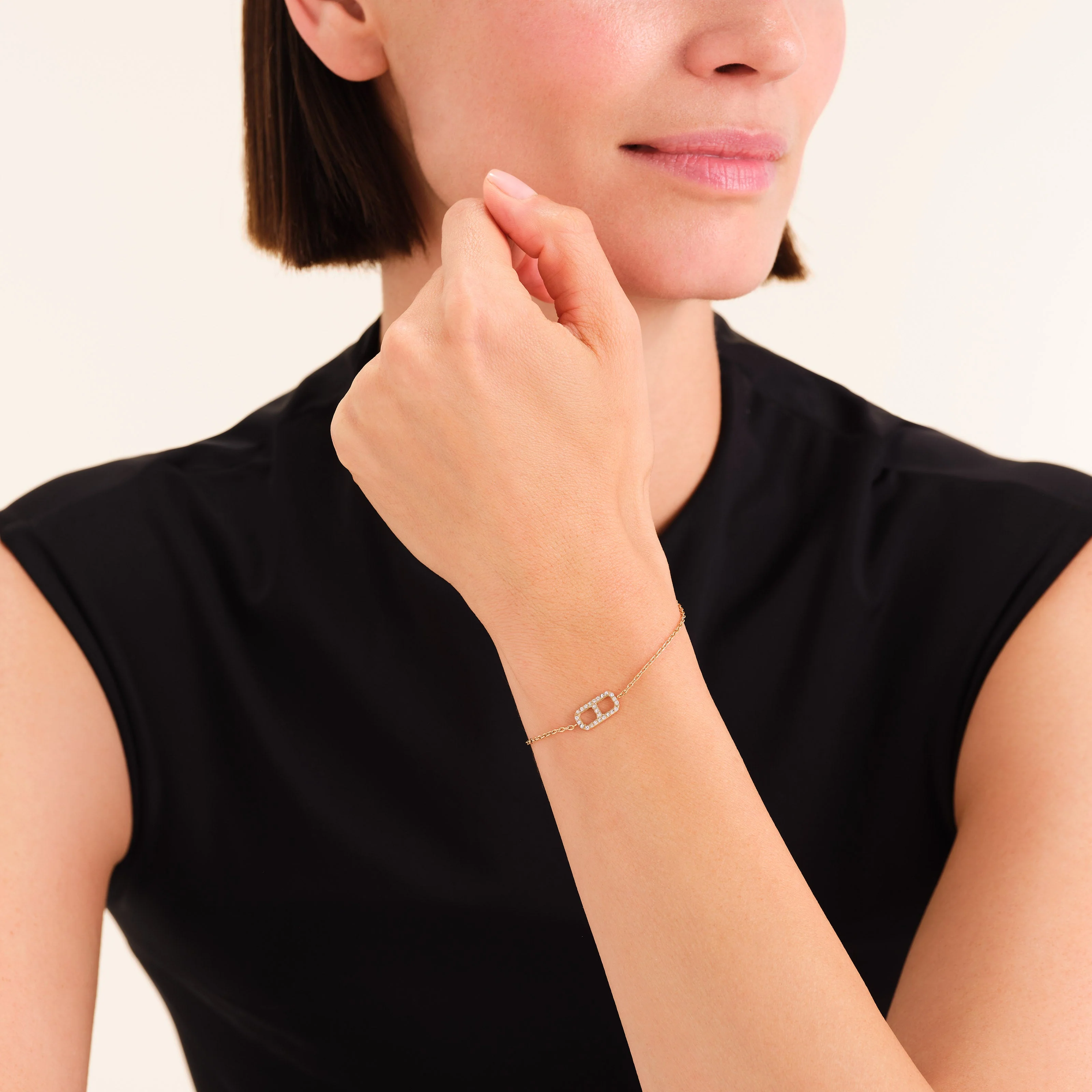 Fine Octagon Bracelet - Image 2
