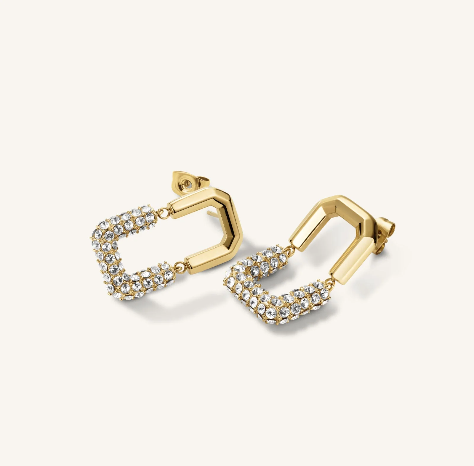 Half Studs Earrings - Image 3