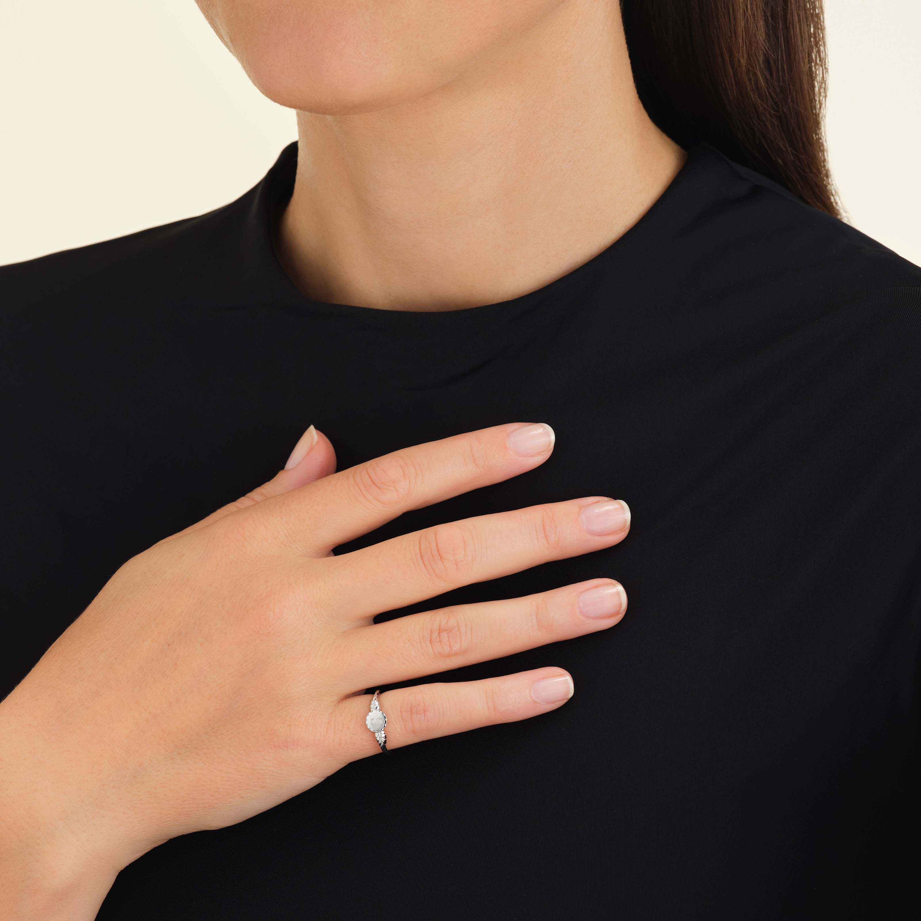 Rosey Pinky Ring - Image 8