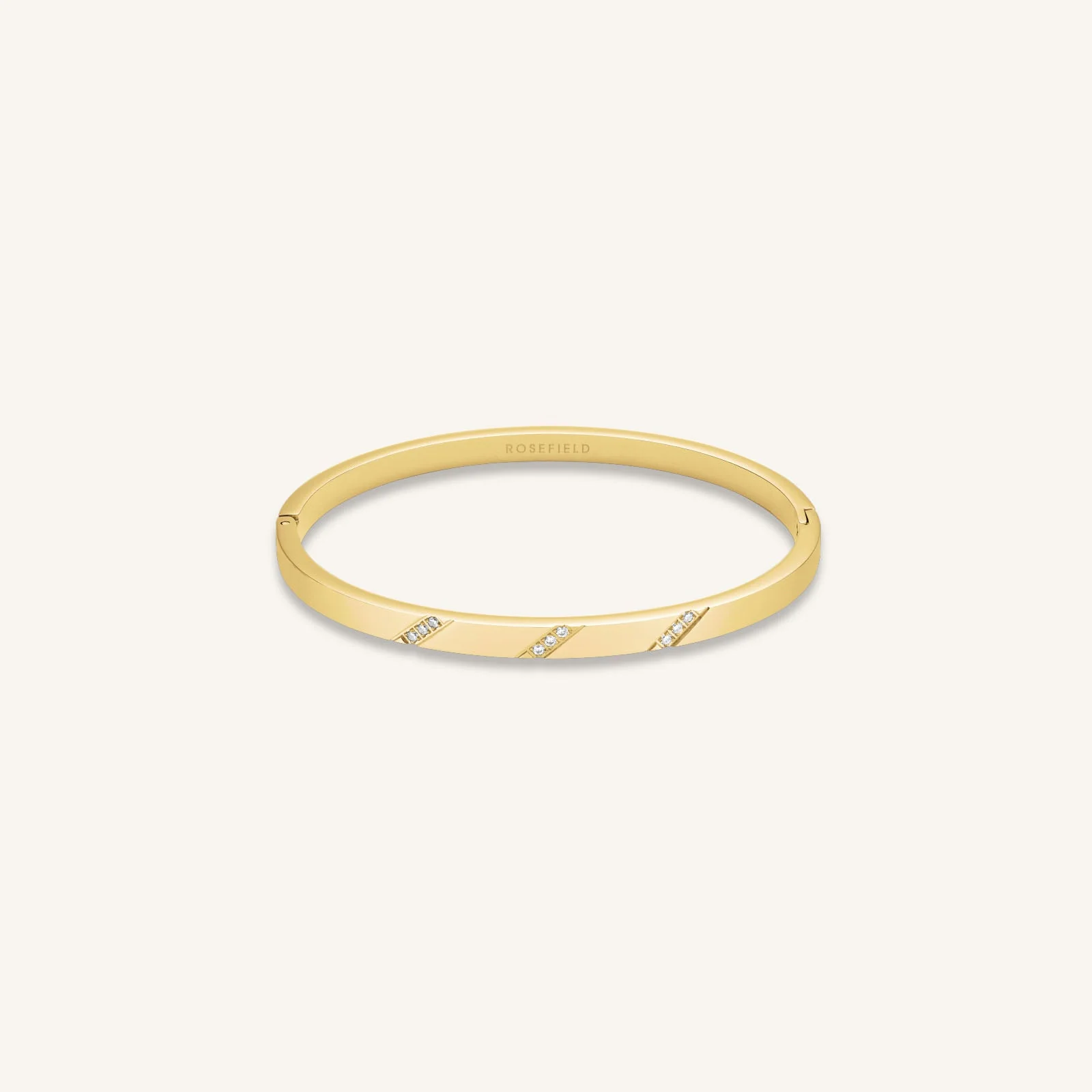 Lines Crystals Bangle