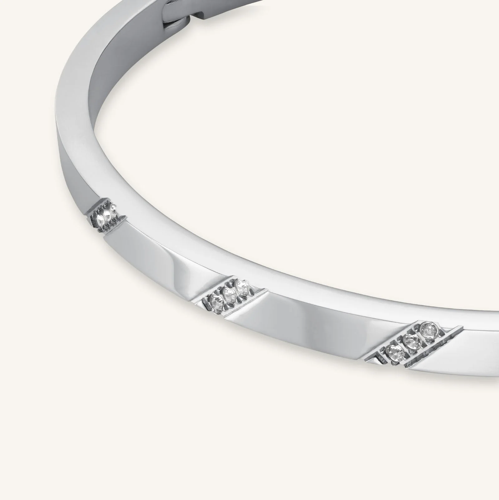Lines Crystals Bangle - Image 7