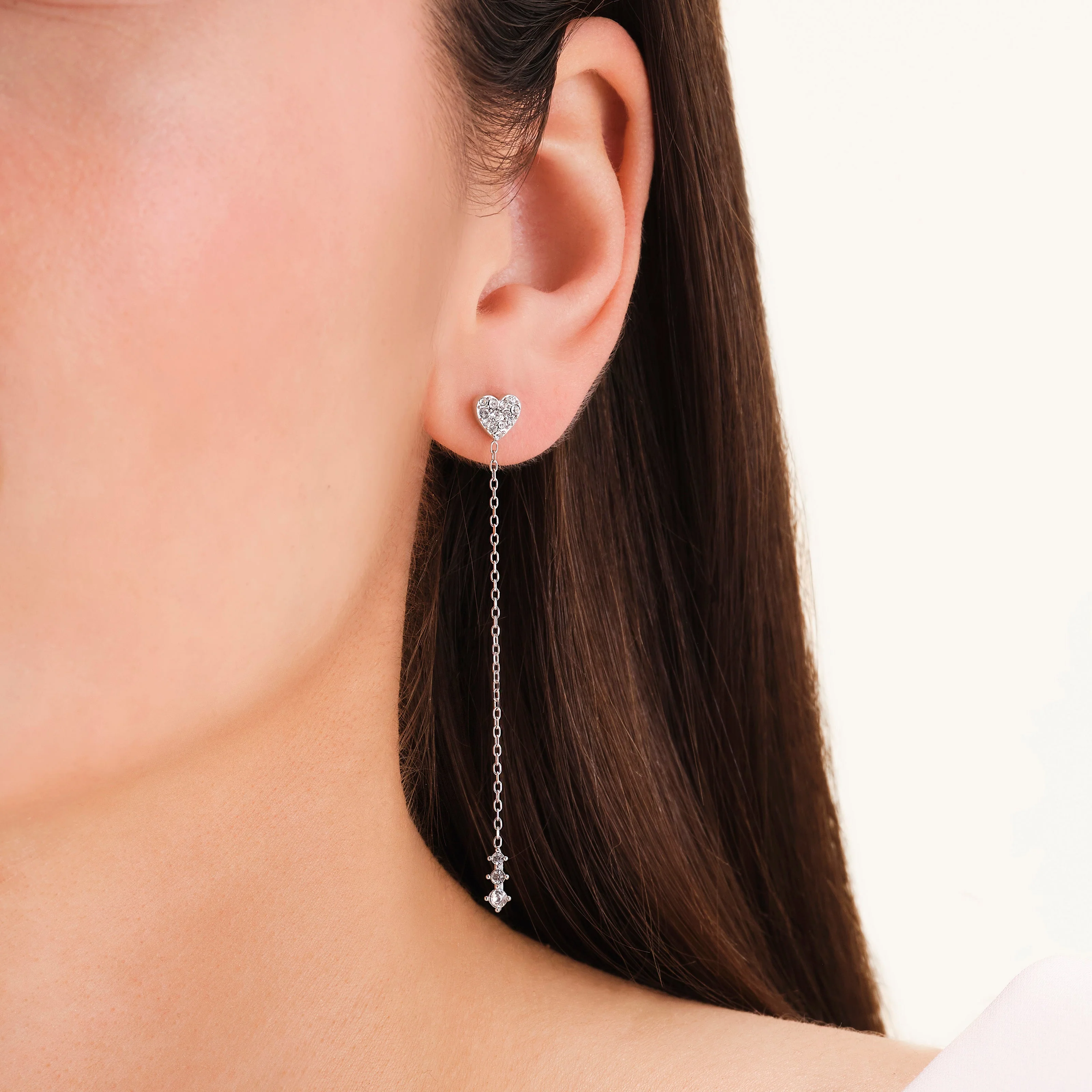 Long Heart Earrings - Image 5