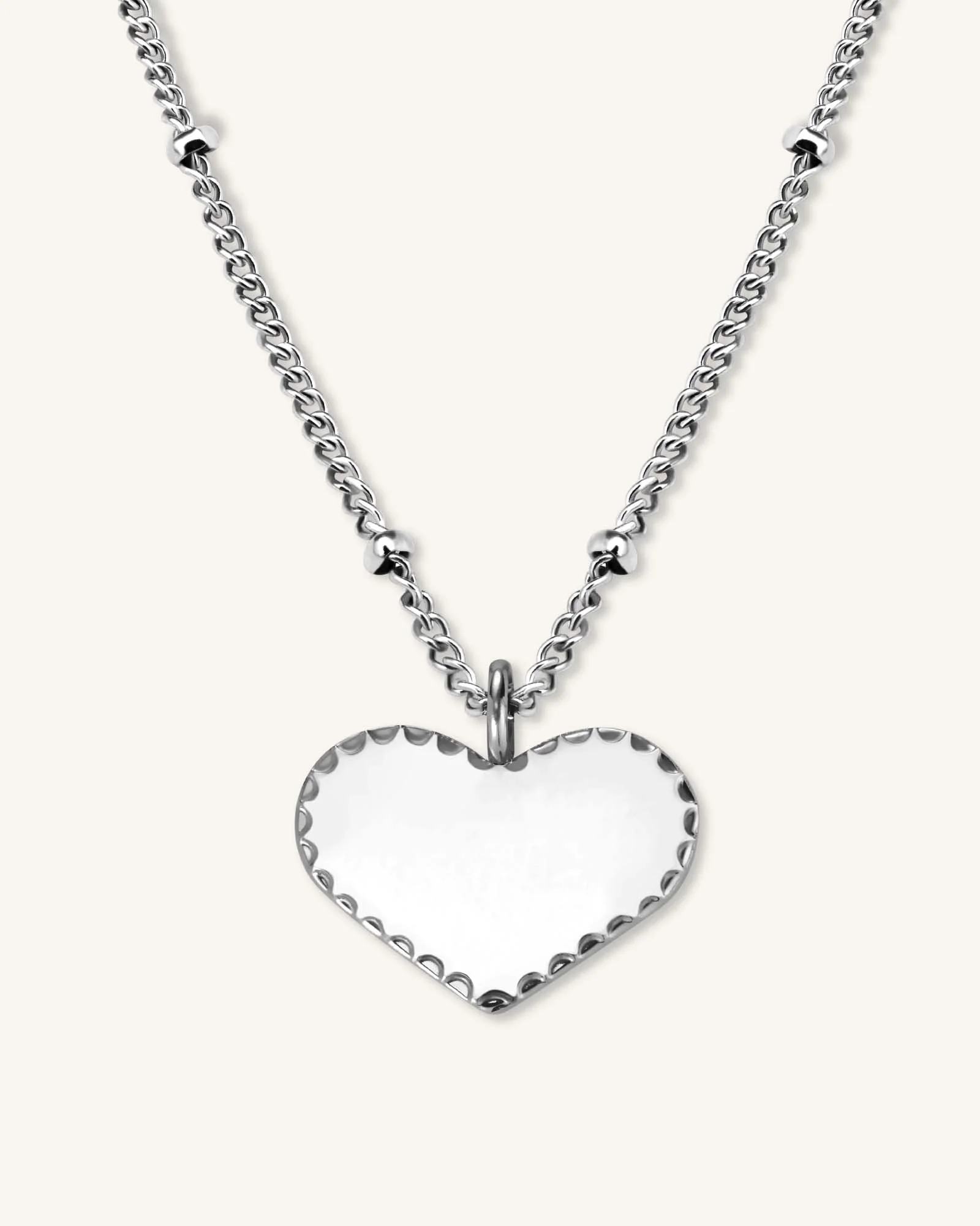 Single Heart Necklace - Image 3