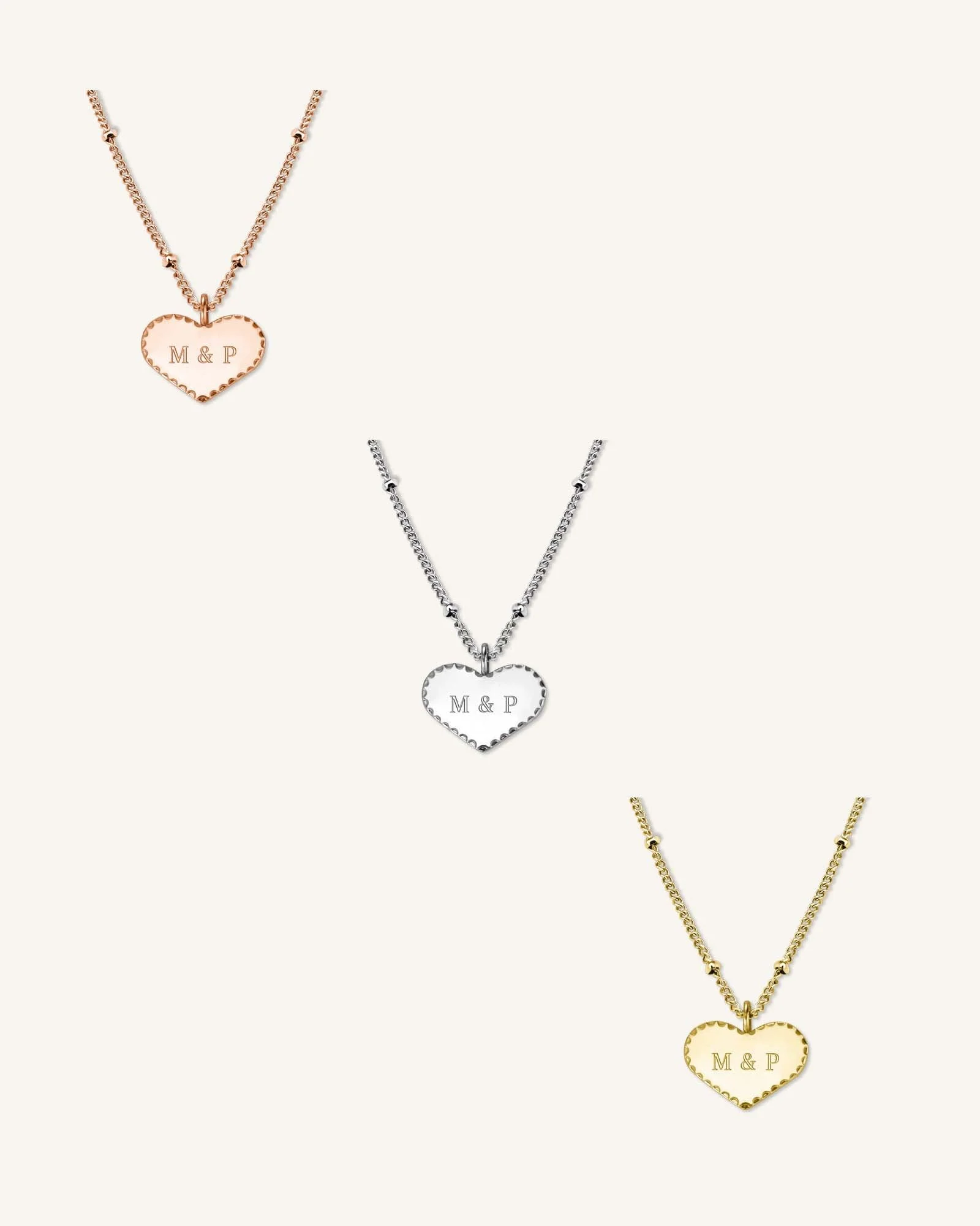 Single Heart Necklace - Image 7
