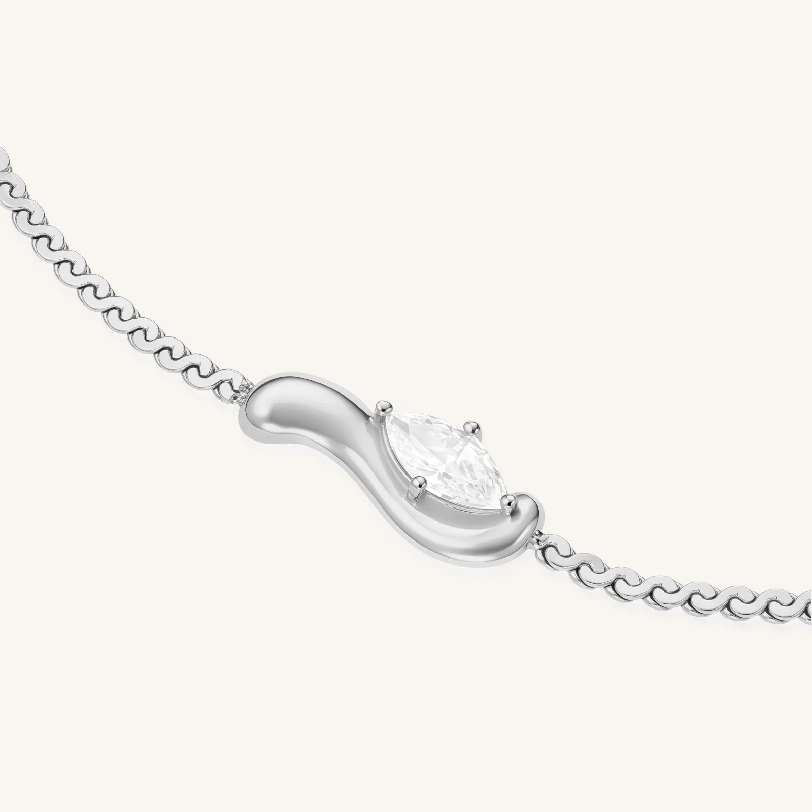 Marquise Wave Bracelet - Image 8