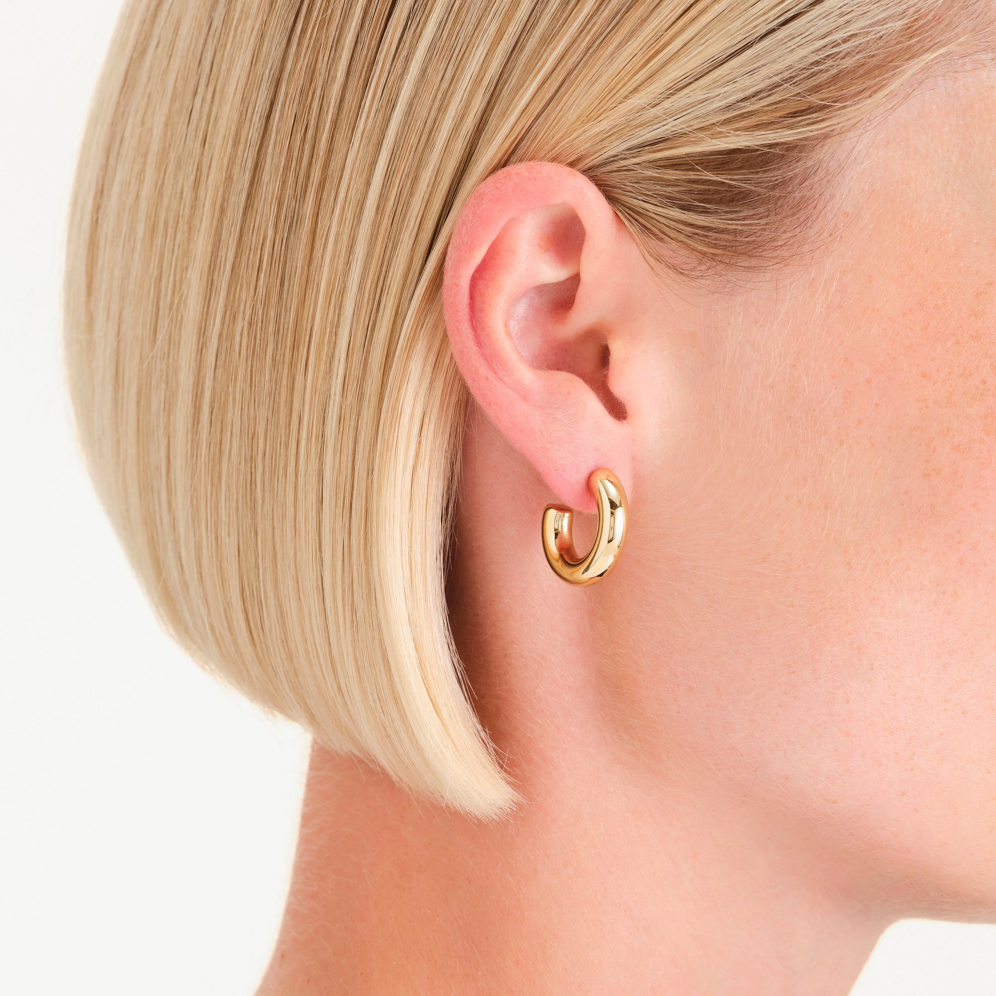 Medium Thick Hoops - Image 2