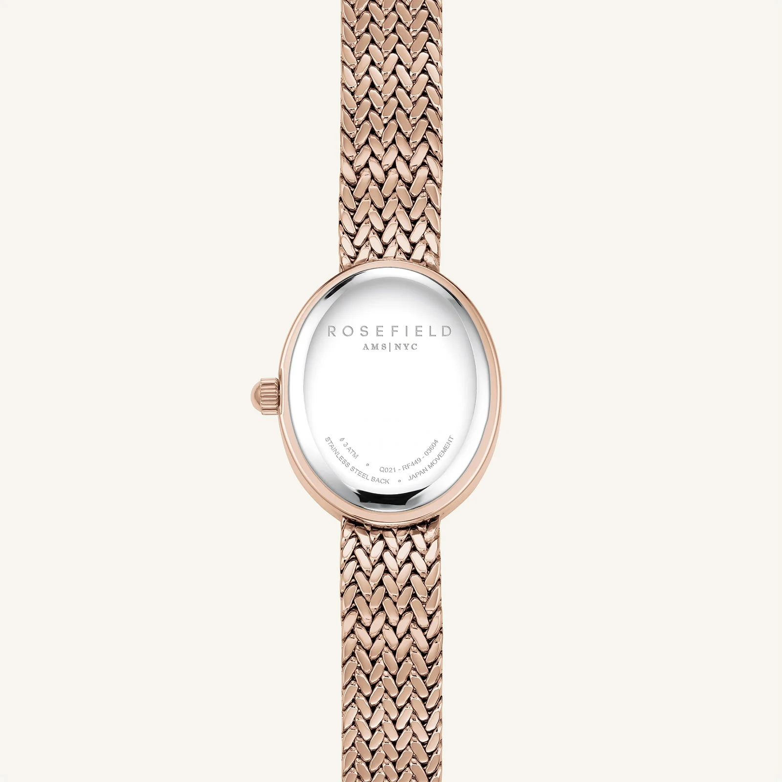 Mini Oval Rose Gold - Engraved