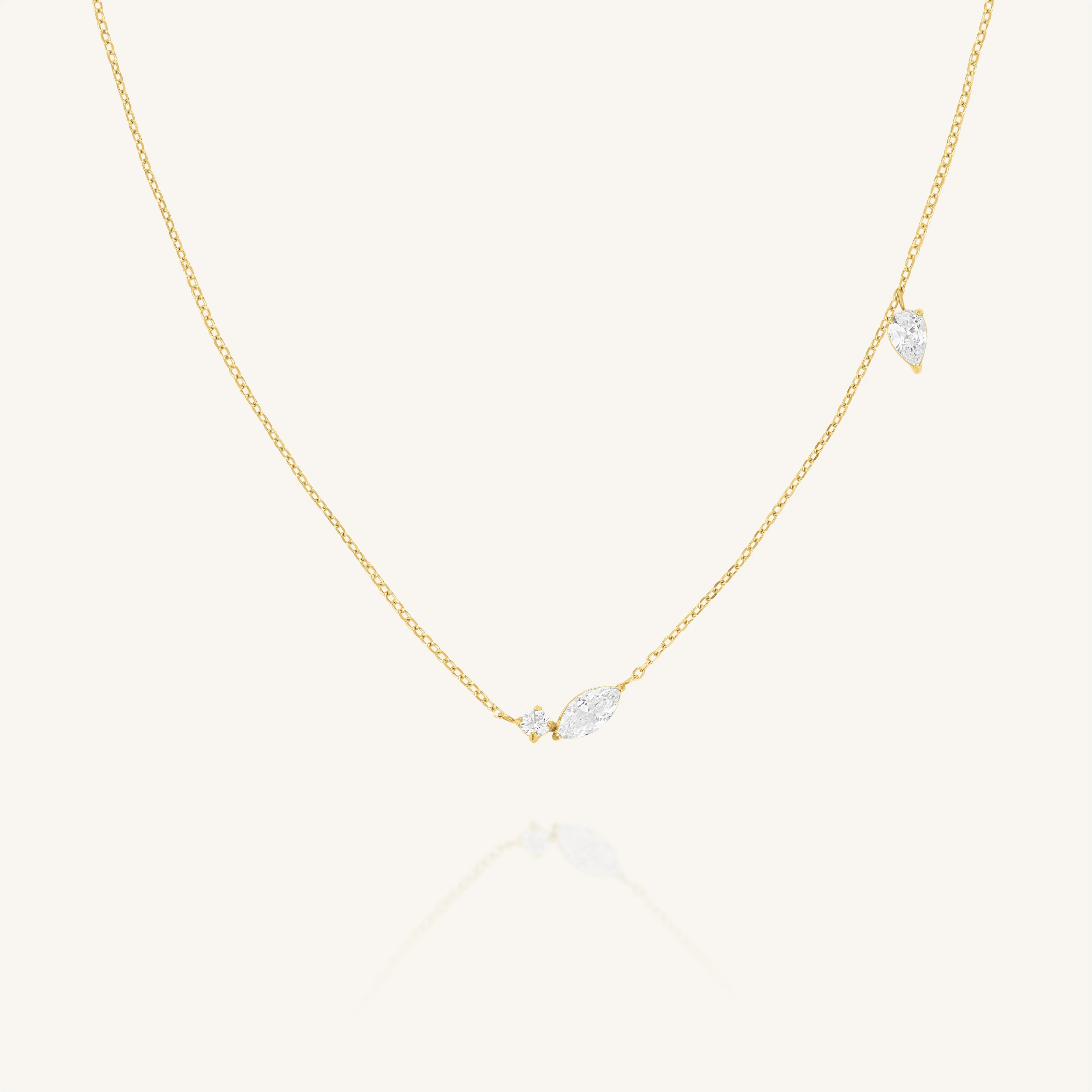 Mixed Crystals Necklace