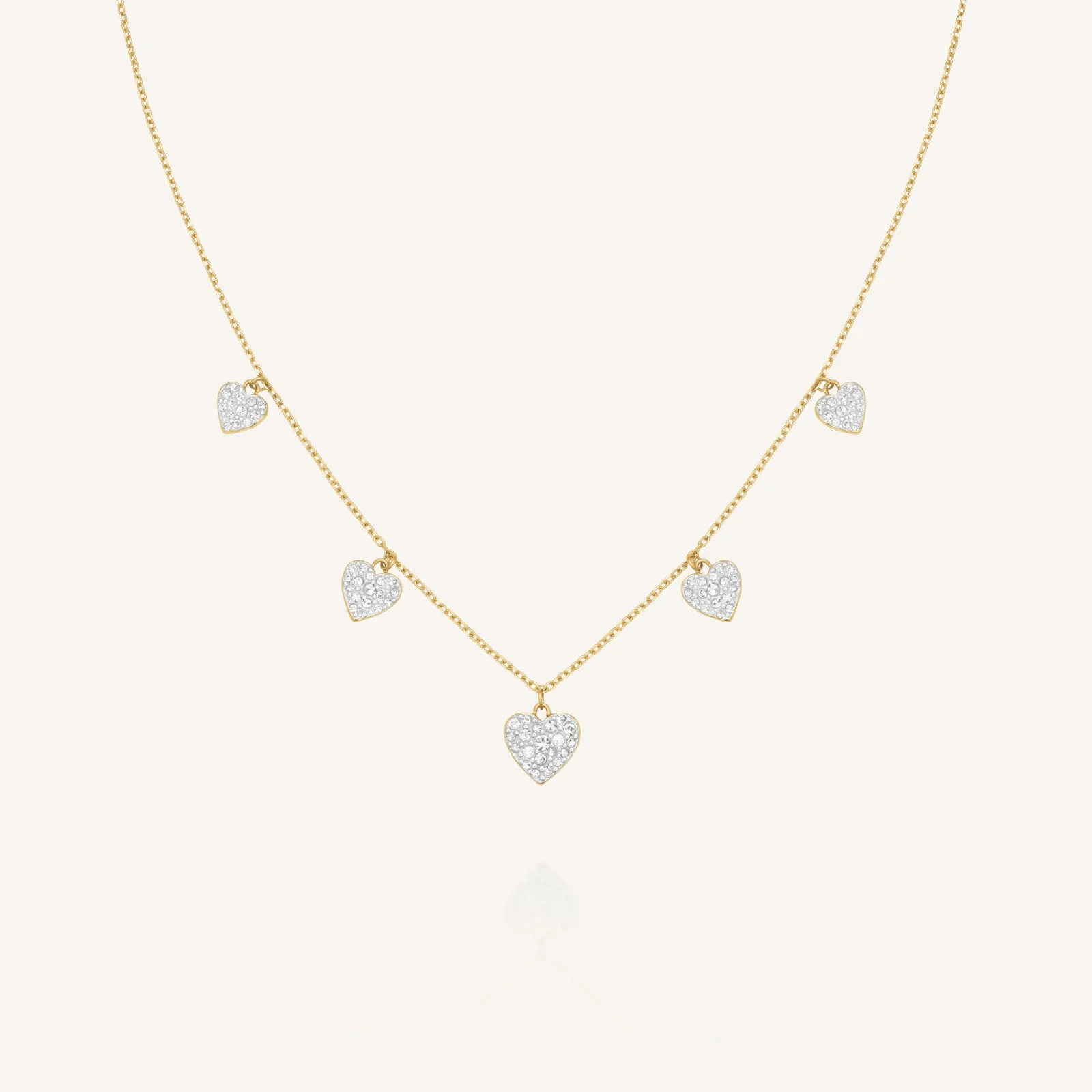 Multi Hearts Necklace