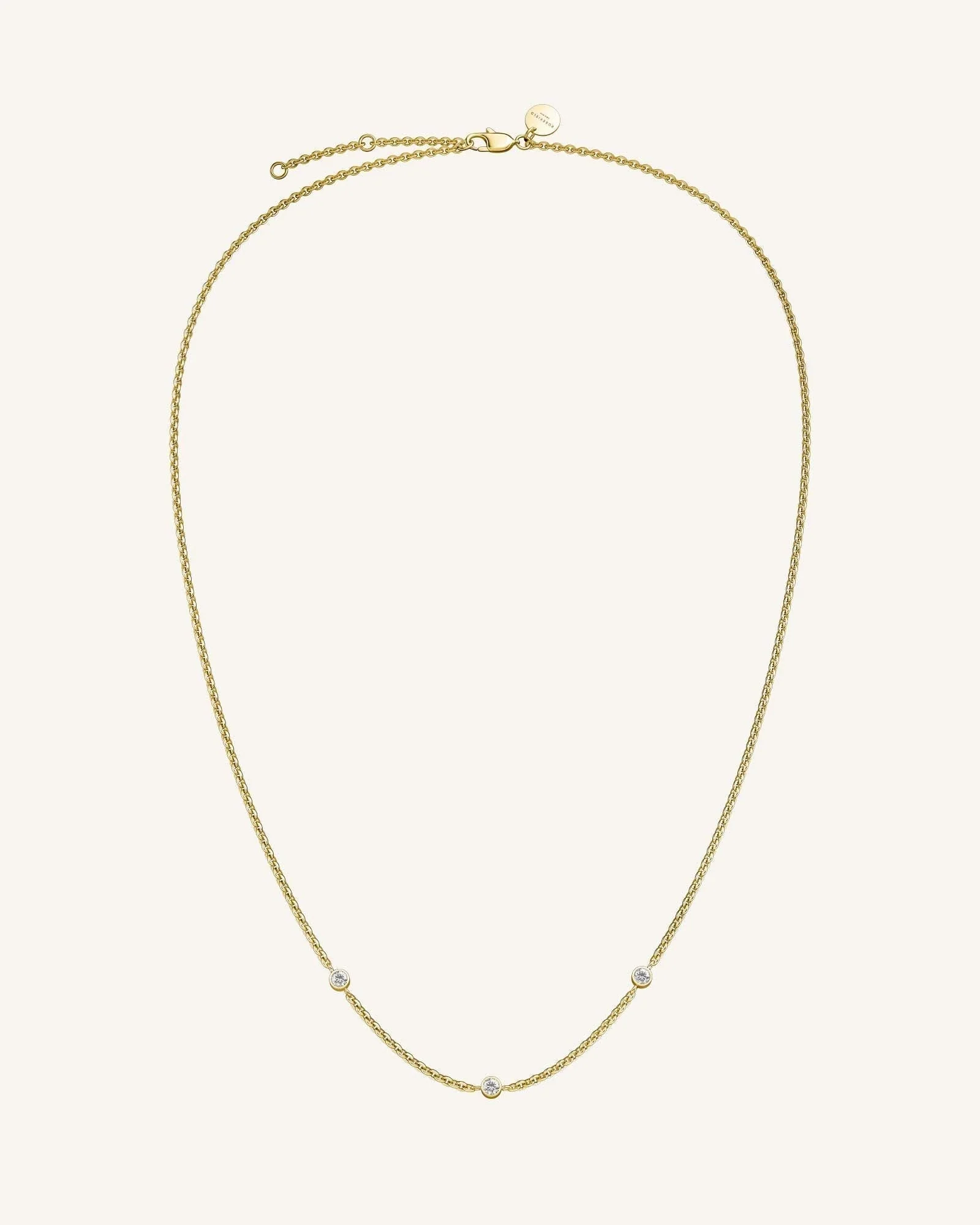 3 Birthstone Necklace - Image 4