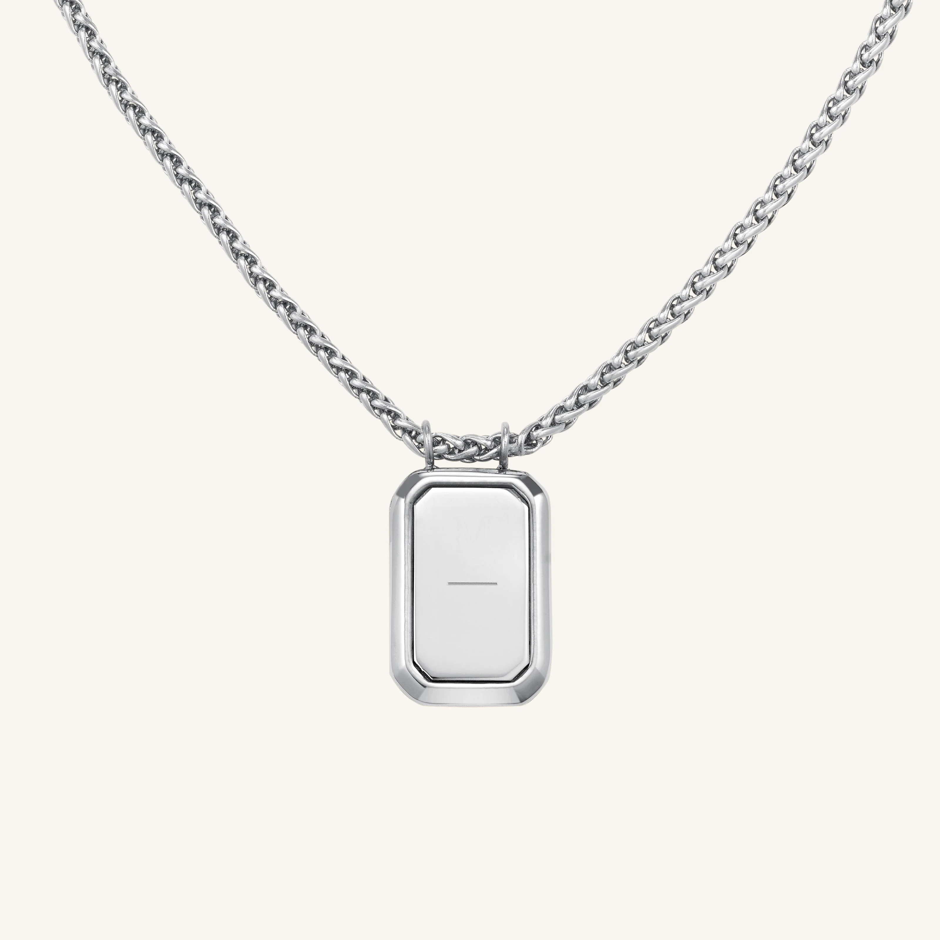 Octagon Pendant Necklace - Image 3