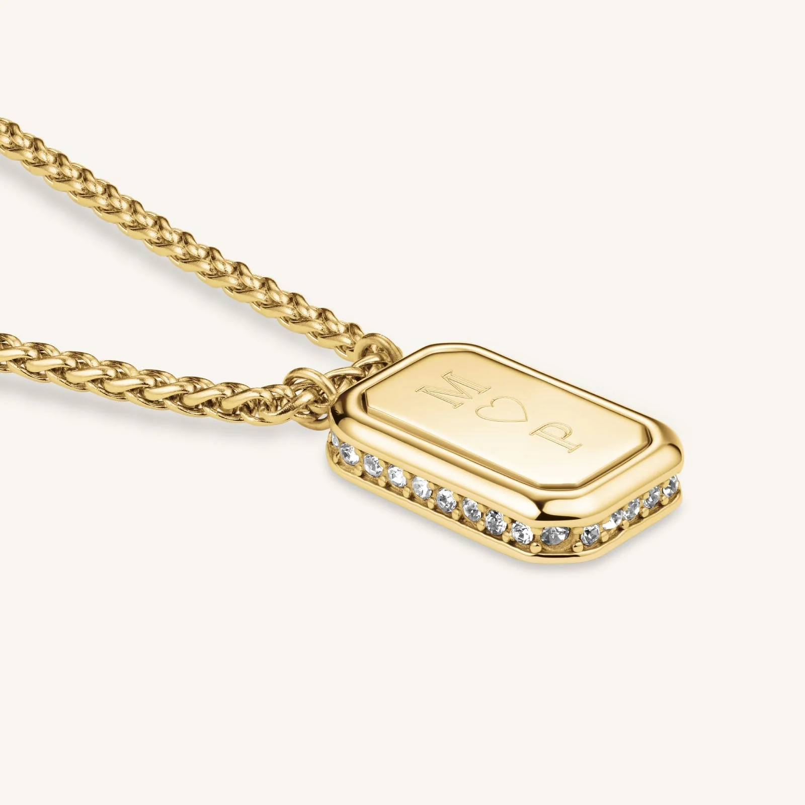 Octagon Pendant Necklace - Image 5