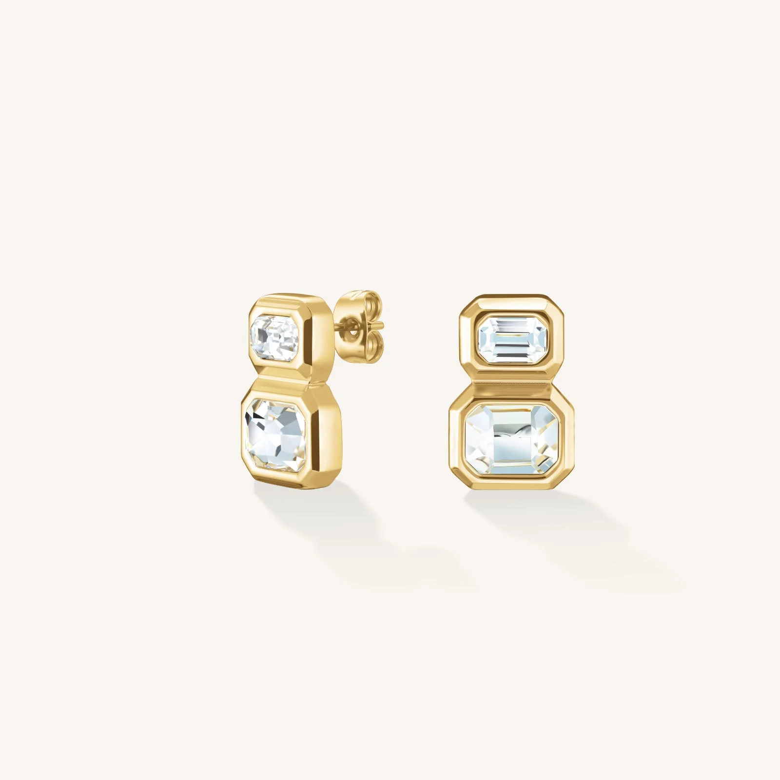 Octagon Double Studs