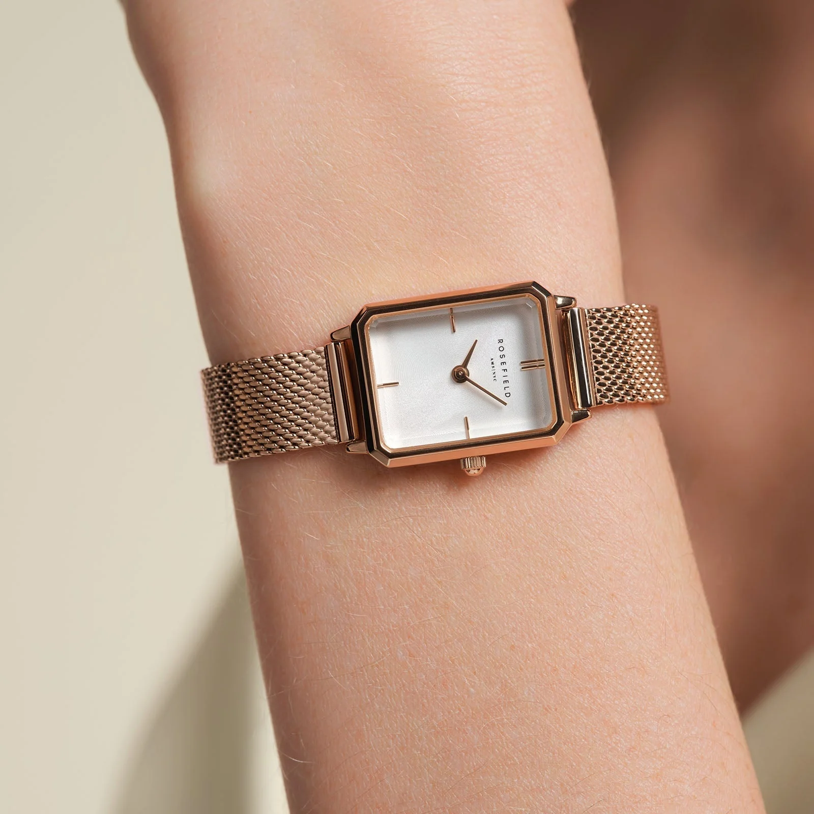 Octagon XS Mesh Rose Gold - Engraved - Image 2