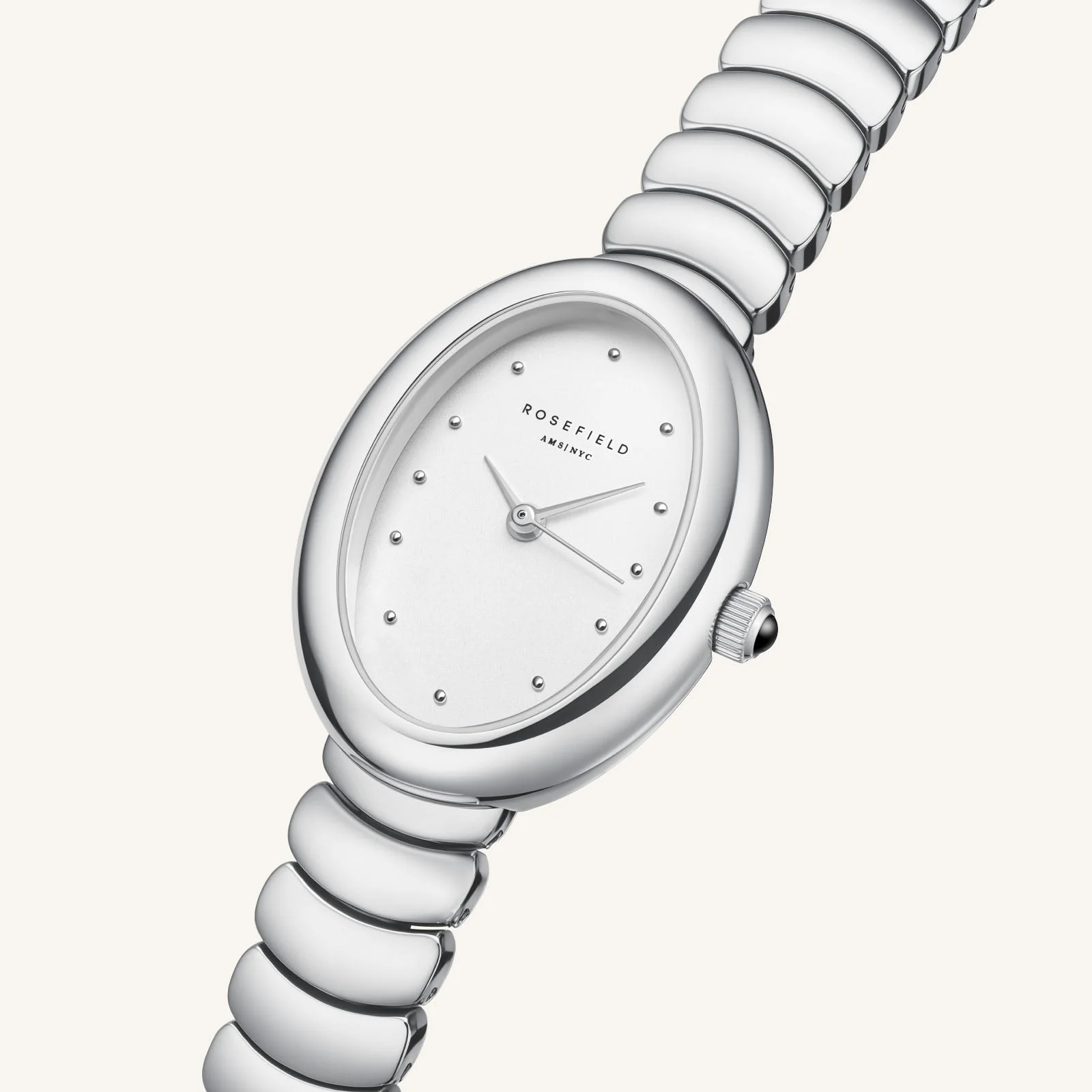Ovale White Silver -  Engraved - Image 5