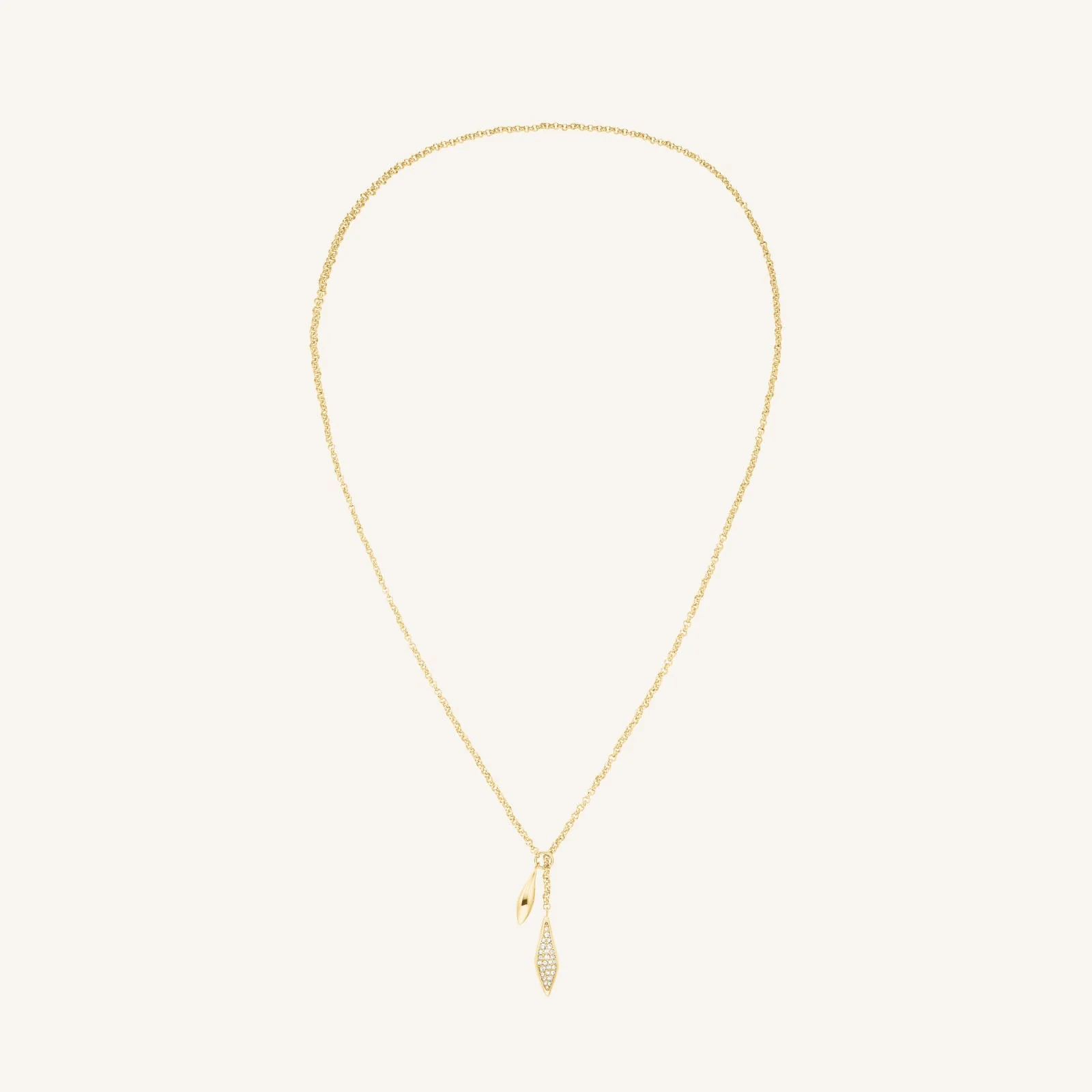 Pave Lariat Necklace - Image 3