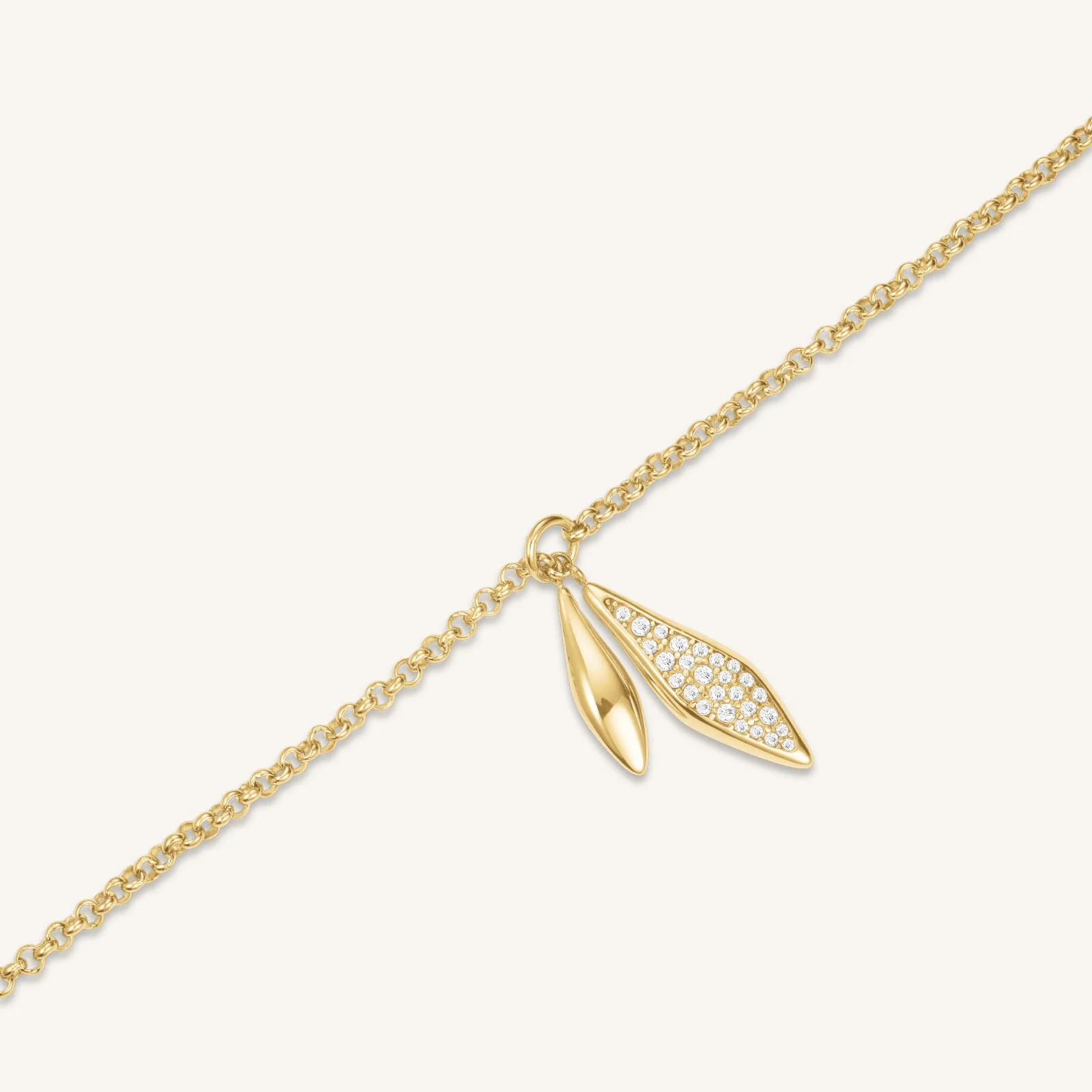 Pave Lariat Necklace - Image 4