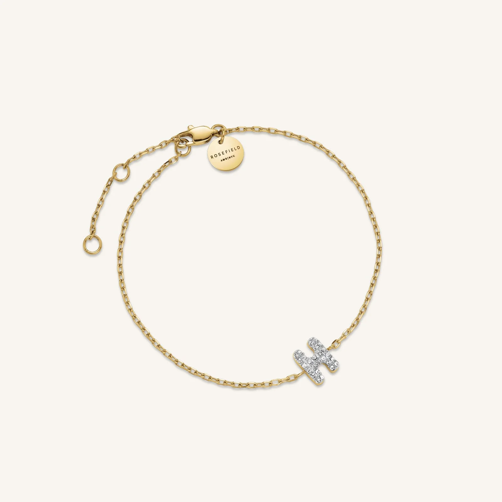 Crystal Letter H Bracelet