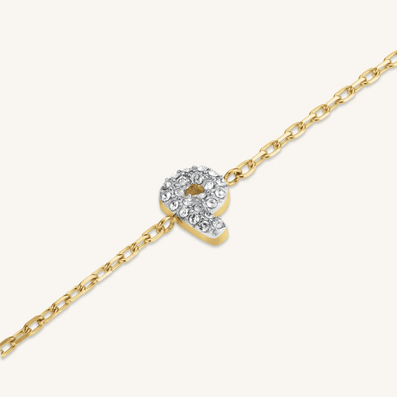 Crystal Letter P Bracelet - Image 3