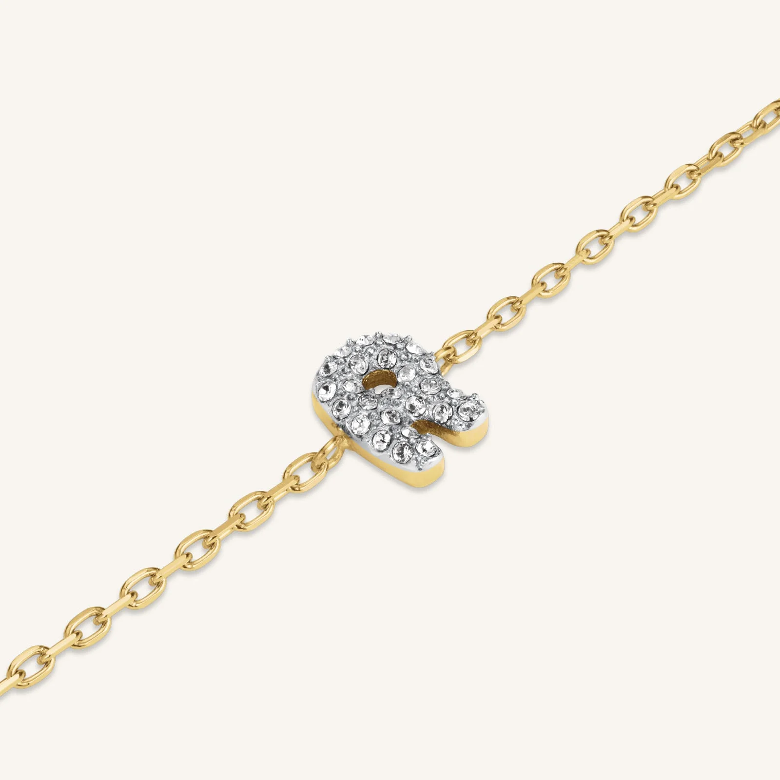 Crystal Letter R Bracelet - Image 3