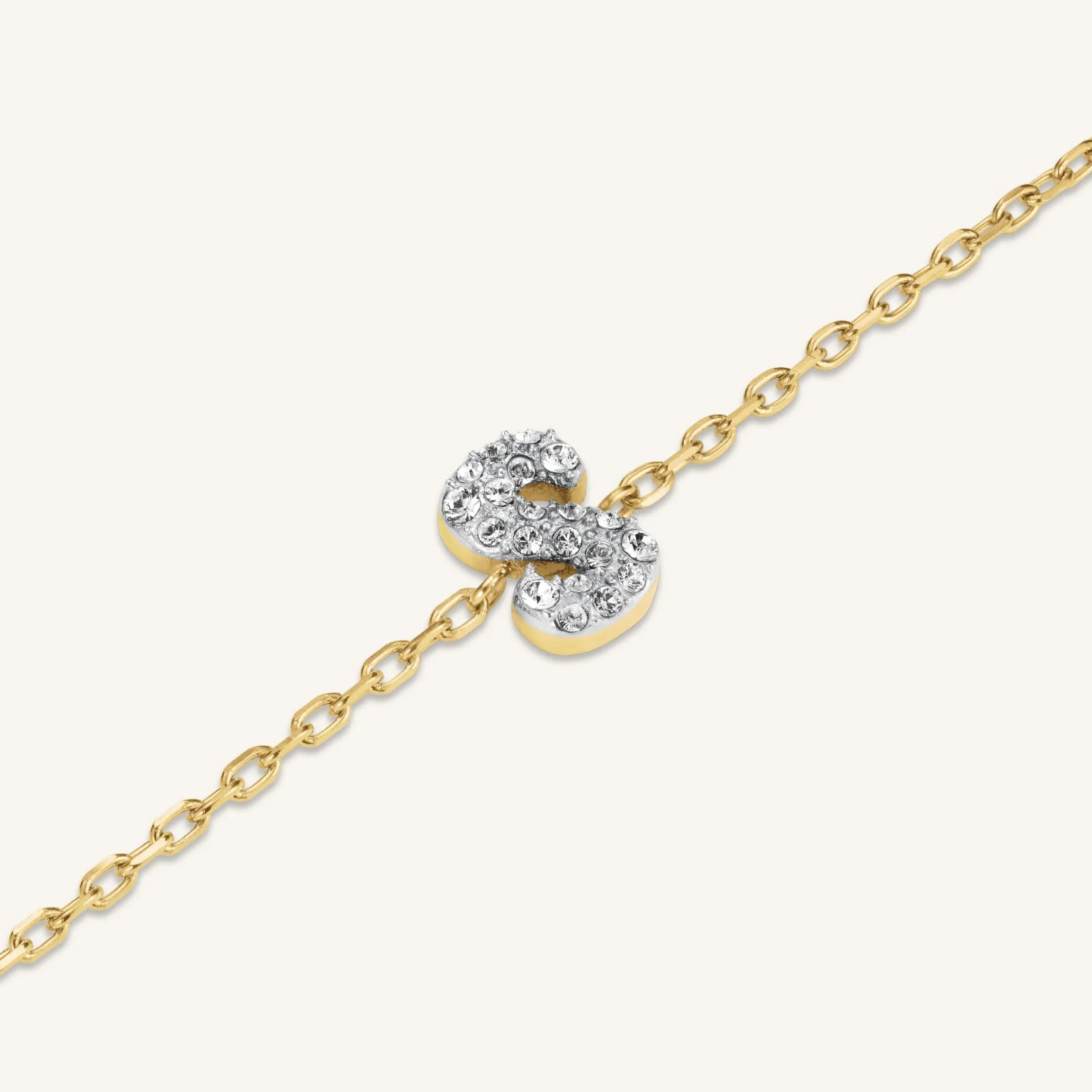 Crystal Letter S Bracelet - Image 3