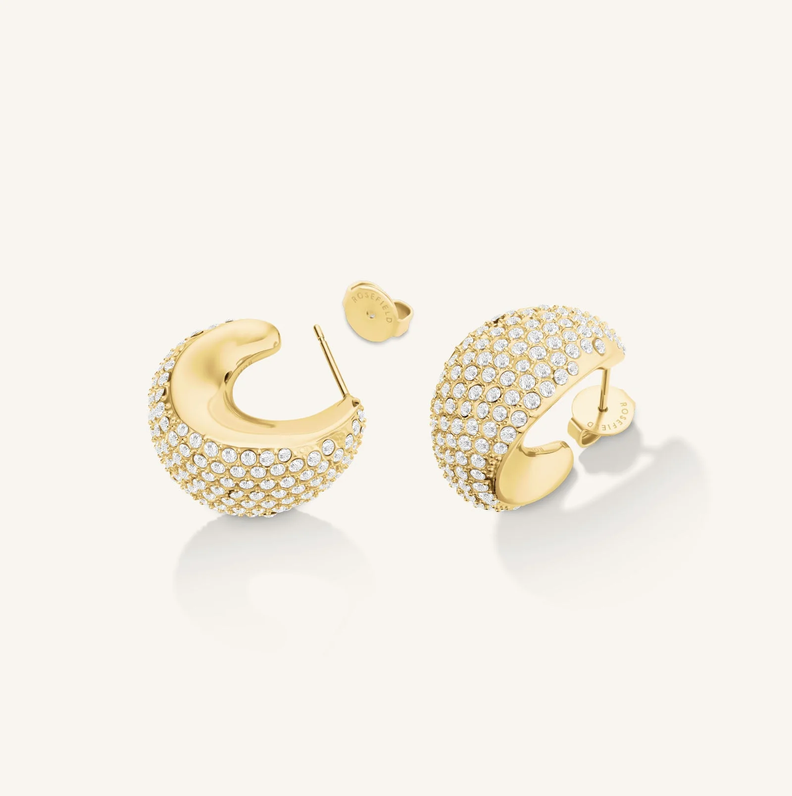 Pave Moon Hoops - Image 3