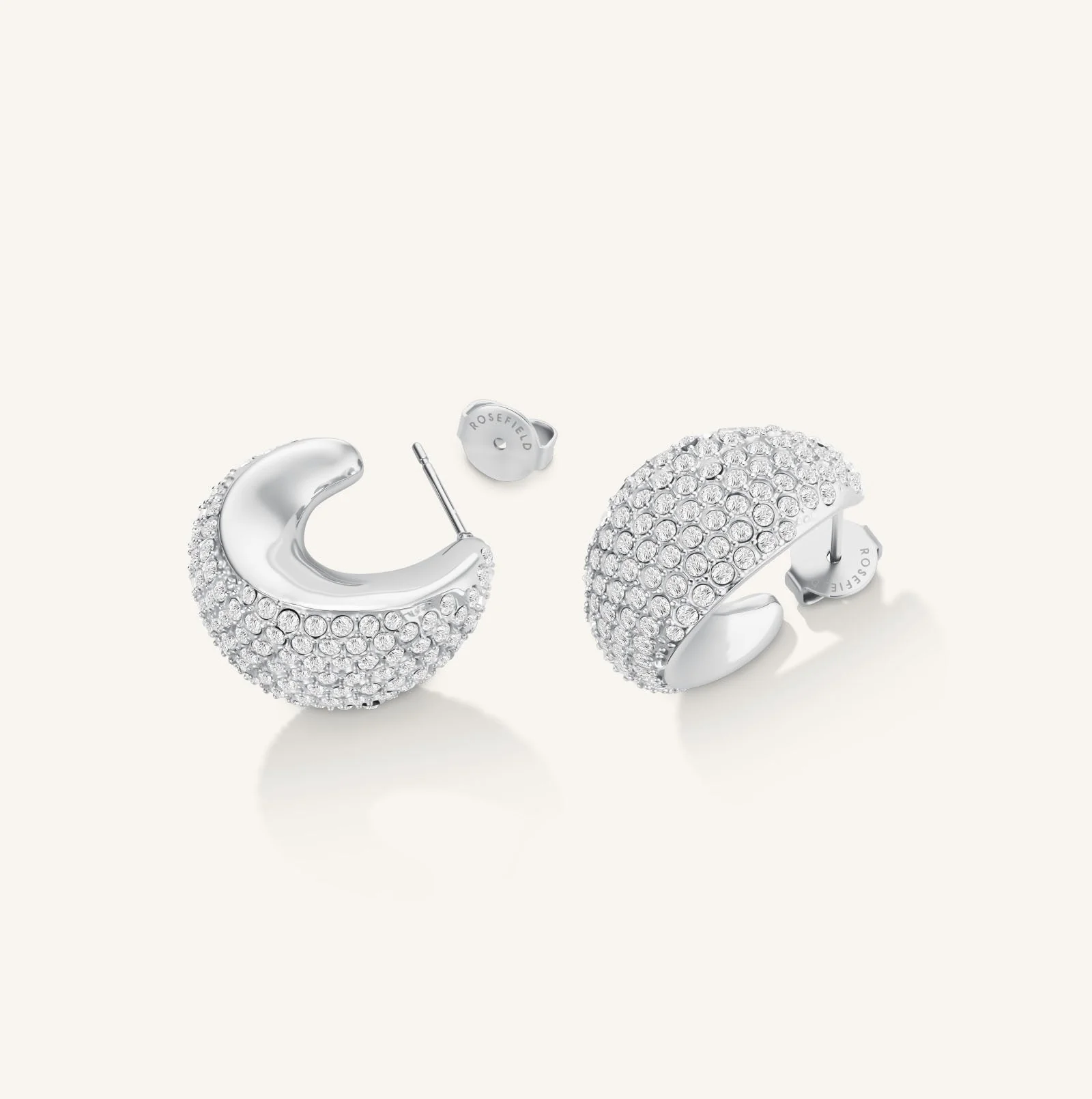 Pave Moon Hoops - Image 6
