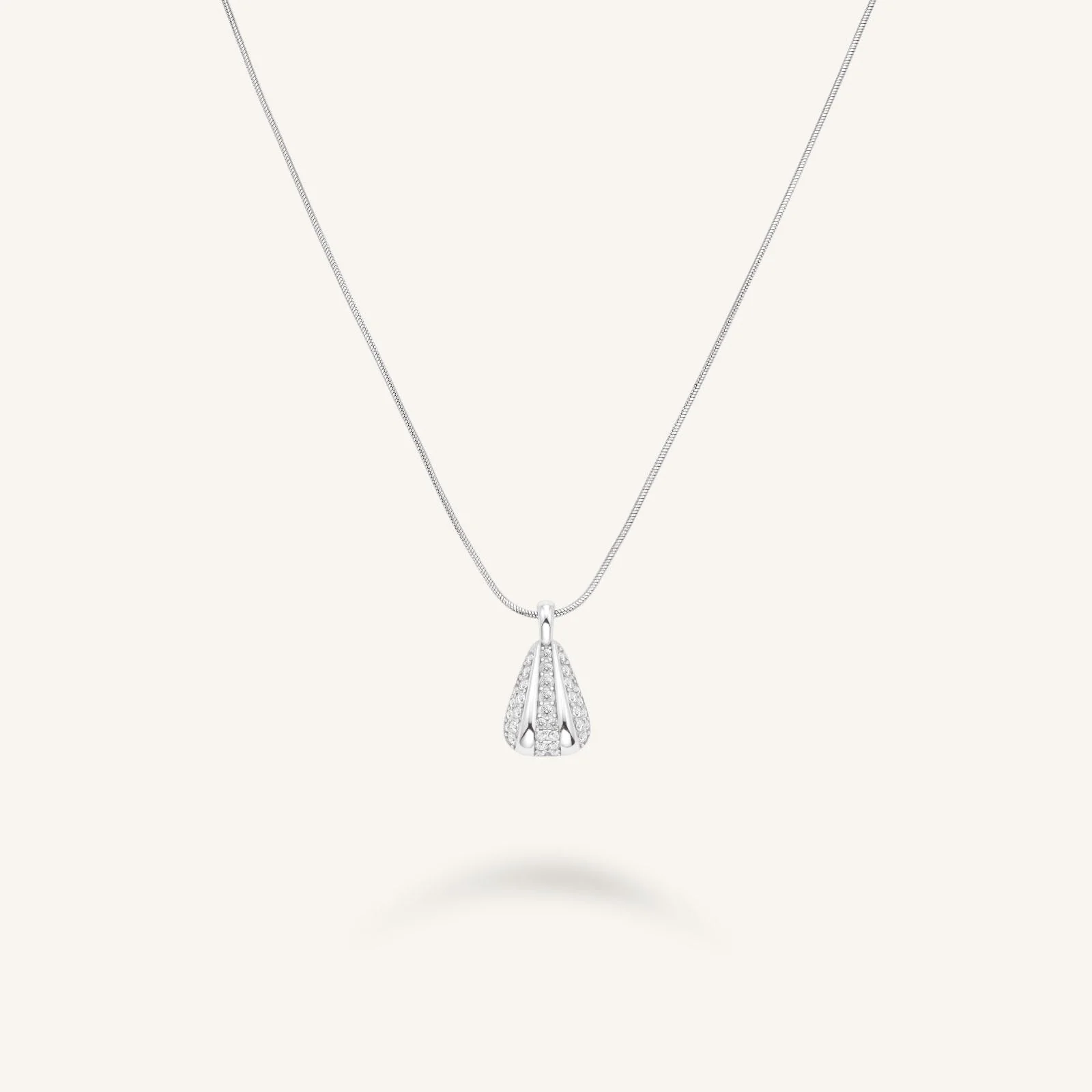 Pave Striped Necklace - Image 6