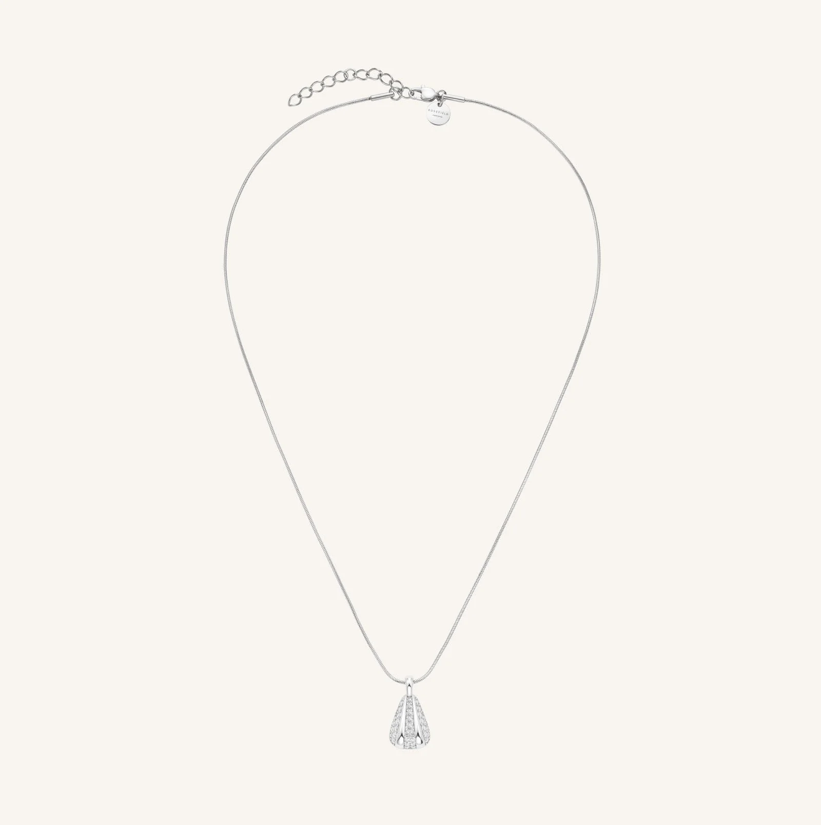 Pave Striped Necklace - Image 8