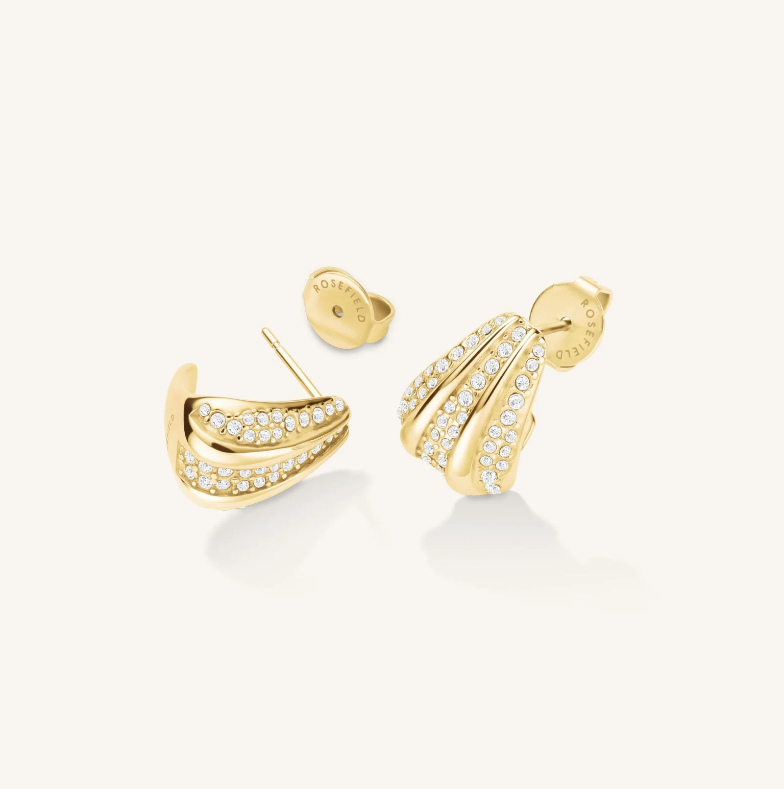 Pave Striped Studs - Image 3