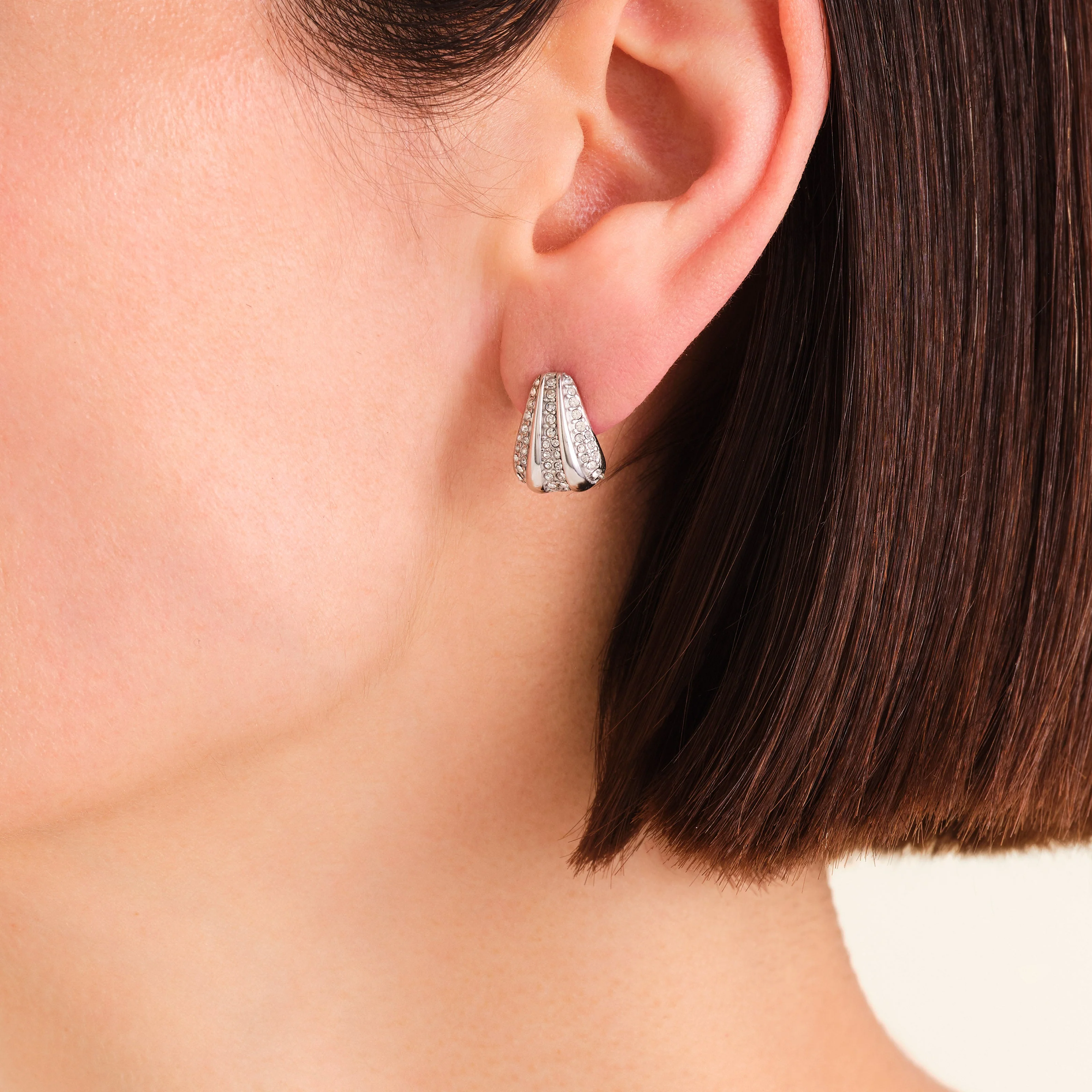 Pave Striped Studs - Image 5