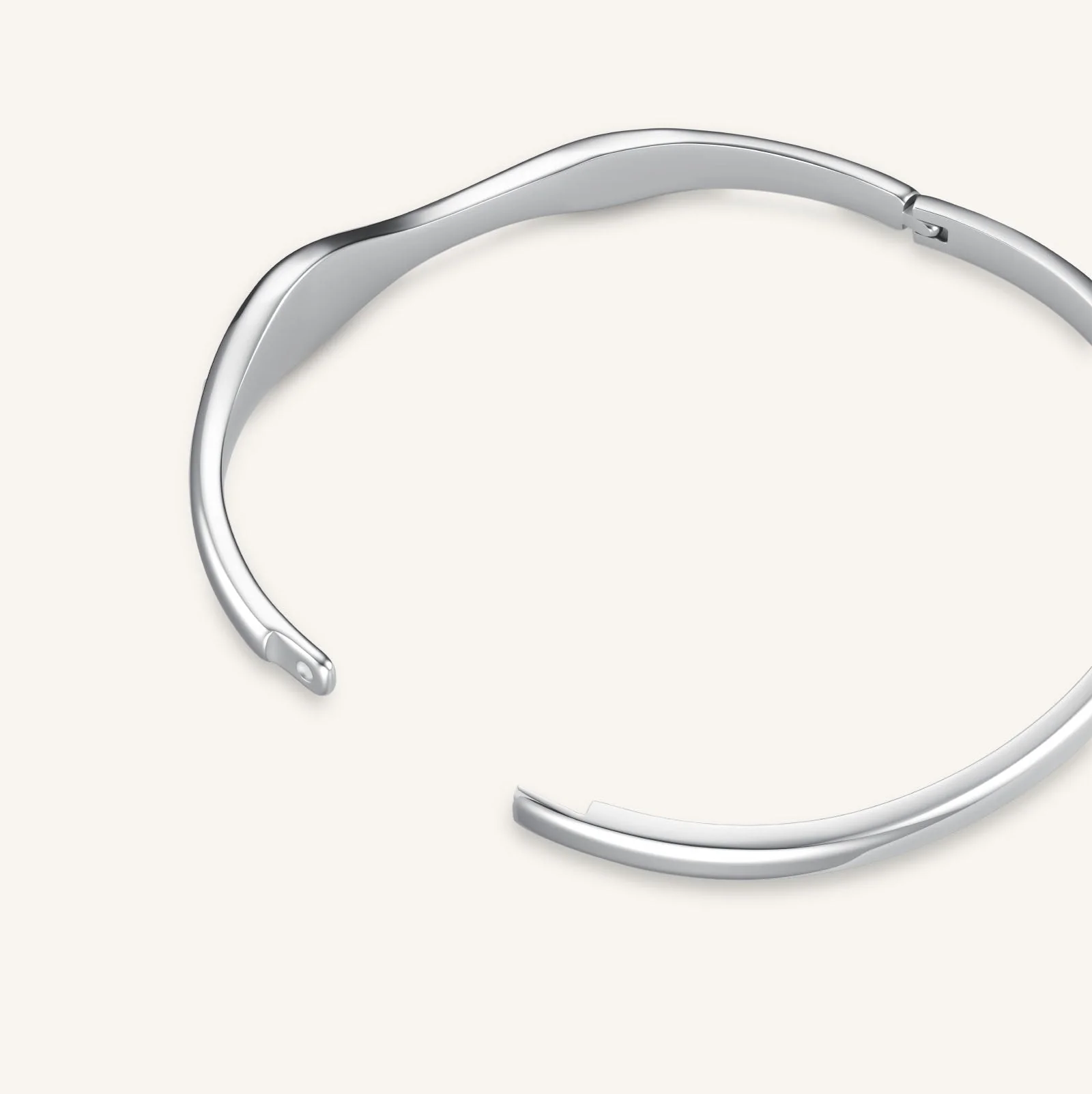 Pave Wave Bangle - Image 8