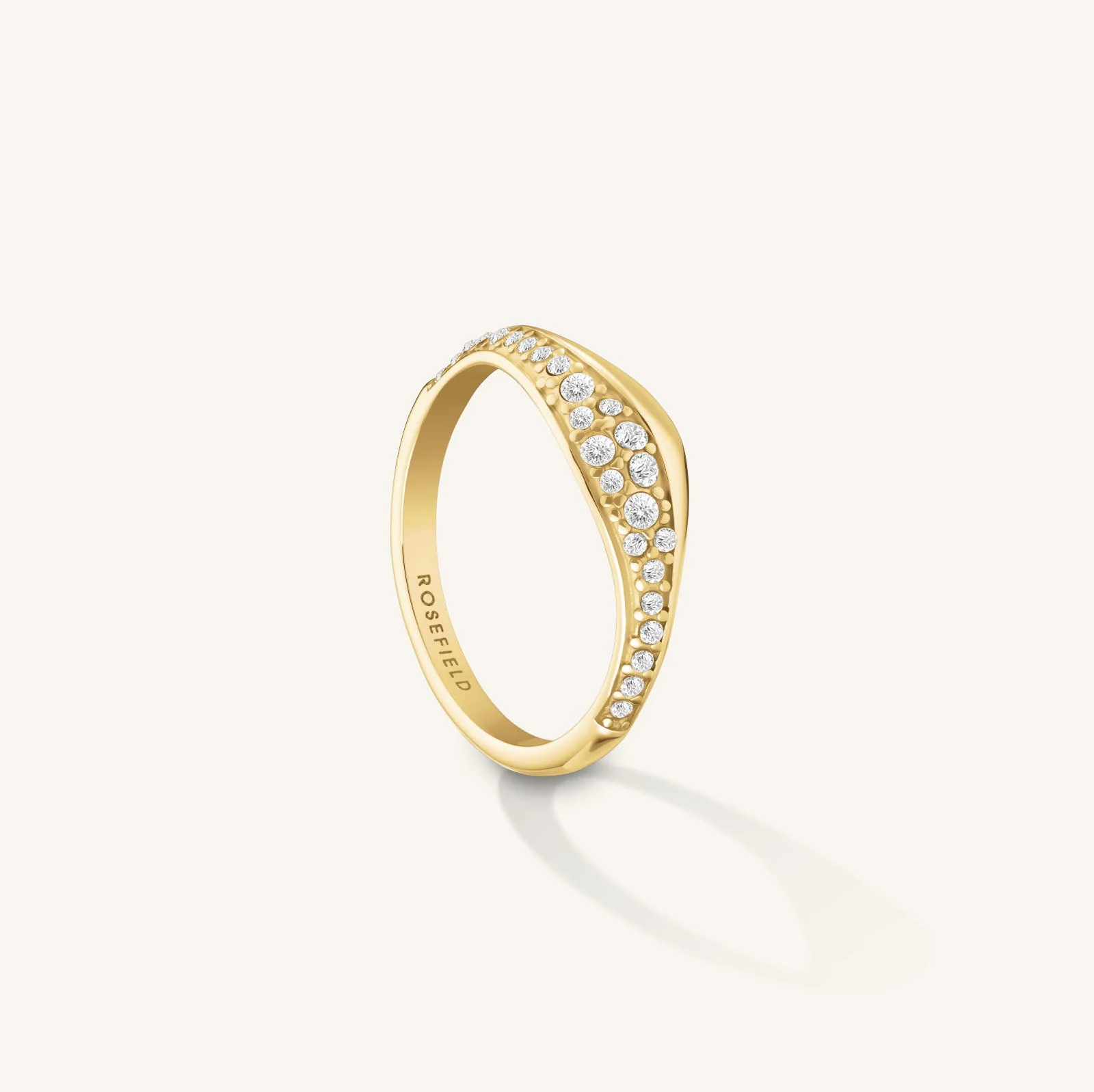 Pave Wave Ring