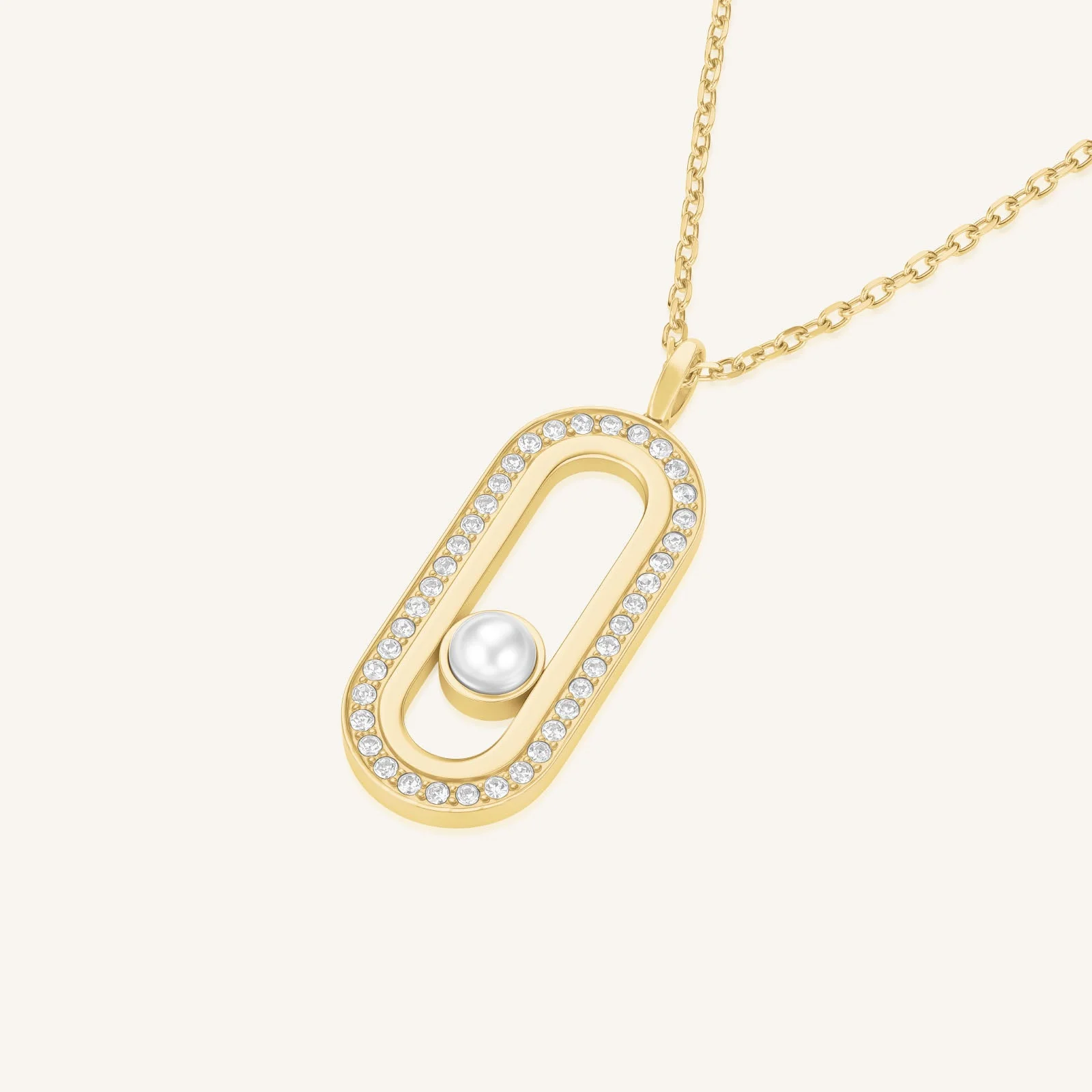 Pearl Crystals Necklace - Image 3