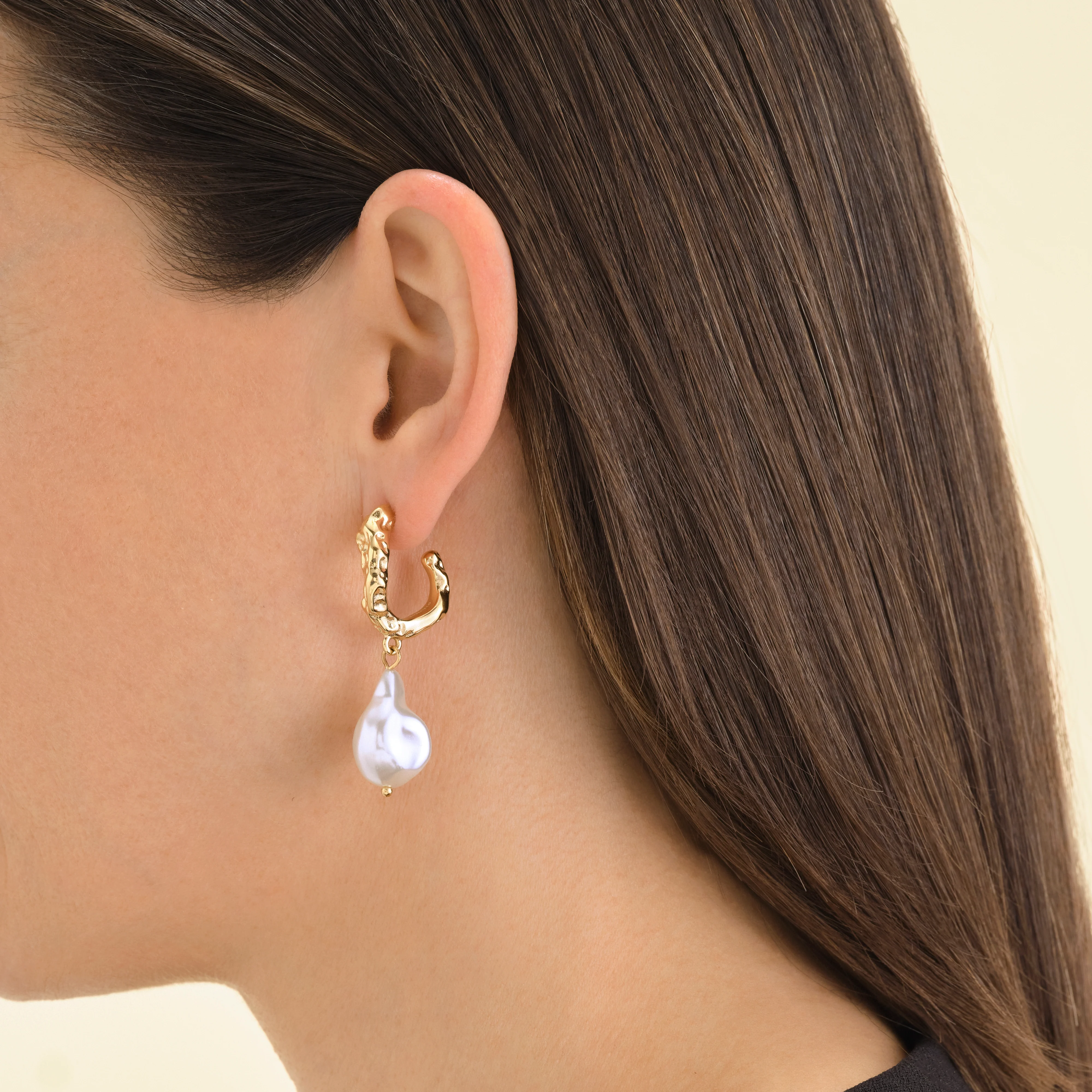 Pearl Hoops - Image 2