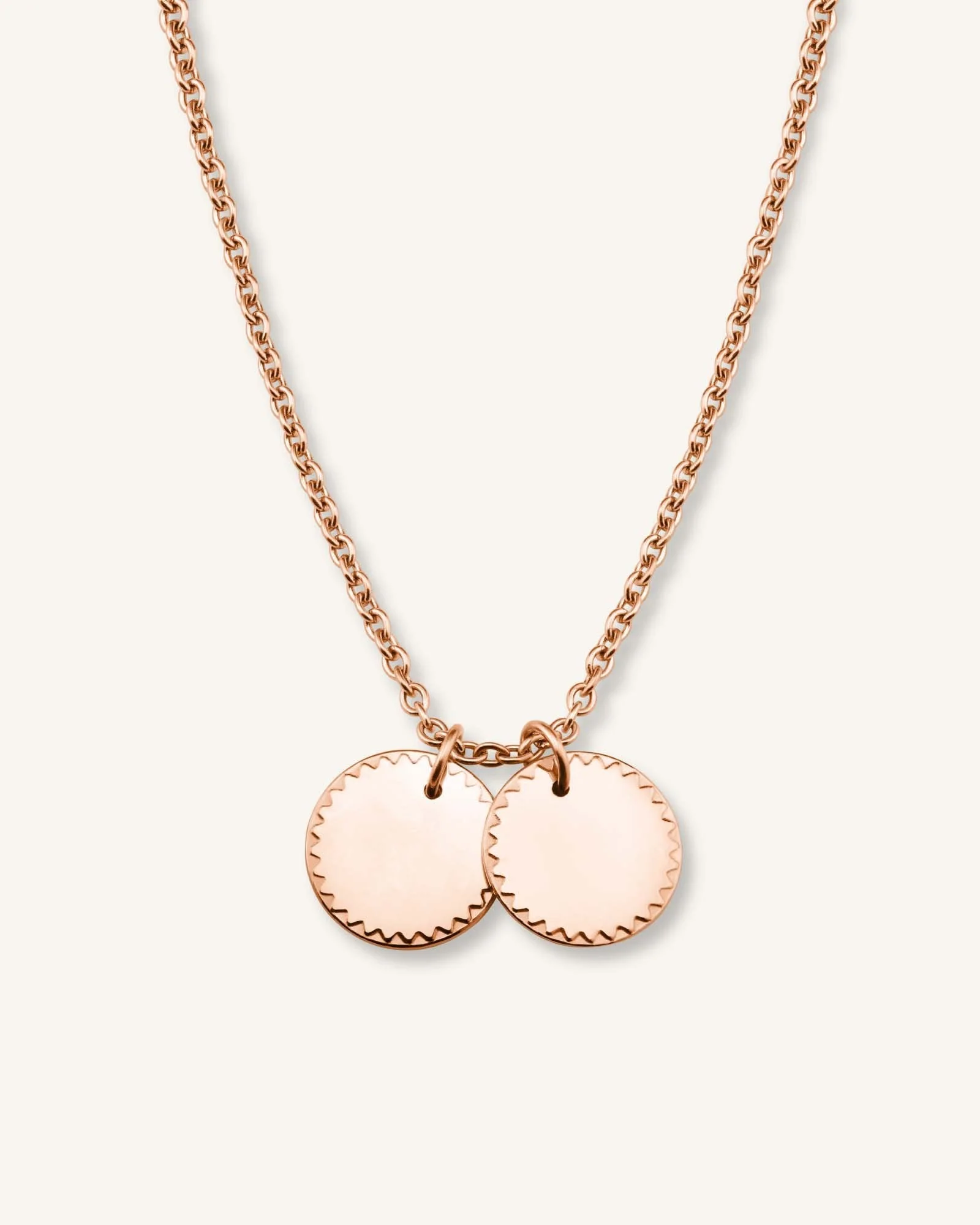 2 Coin Charm Necklace - Image 3
