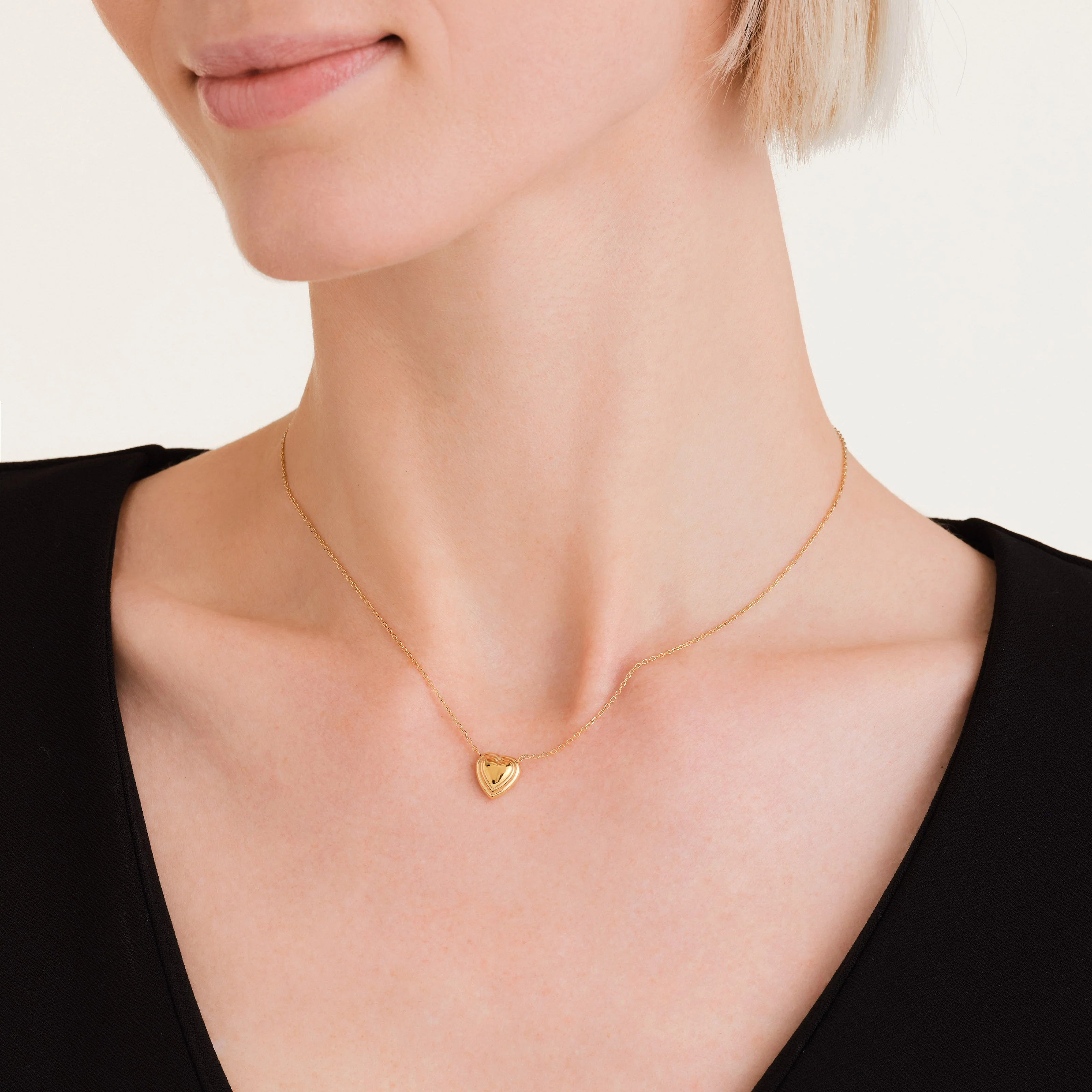 Puffy Heart Necklace - Image 2