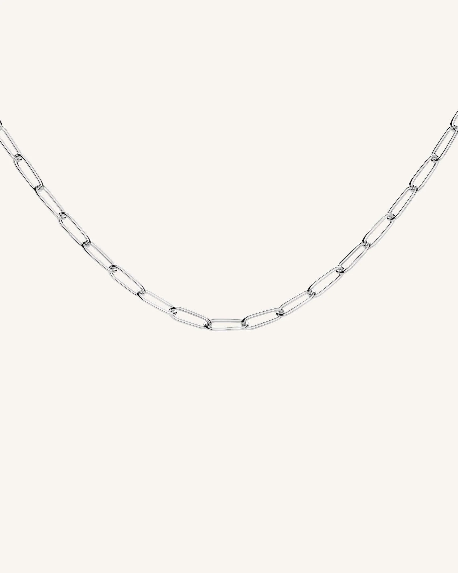 Rectangular Chain Necklace - Image 2