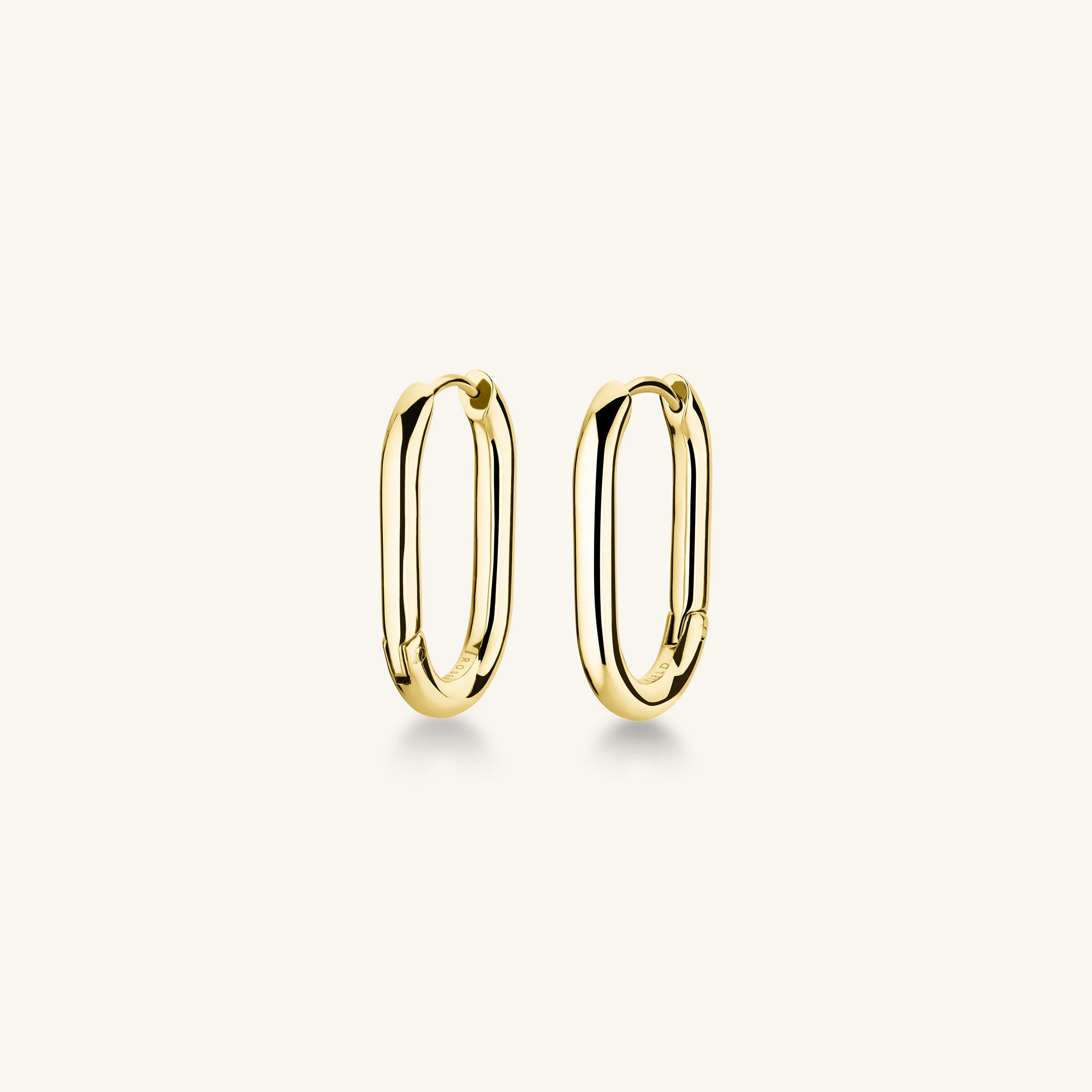 Small Oval Hoops