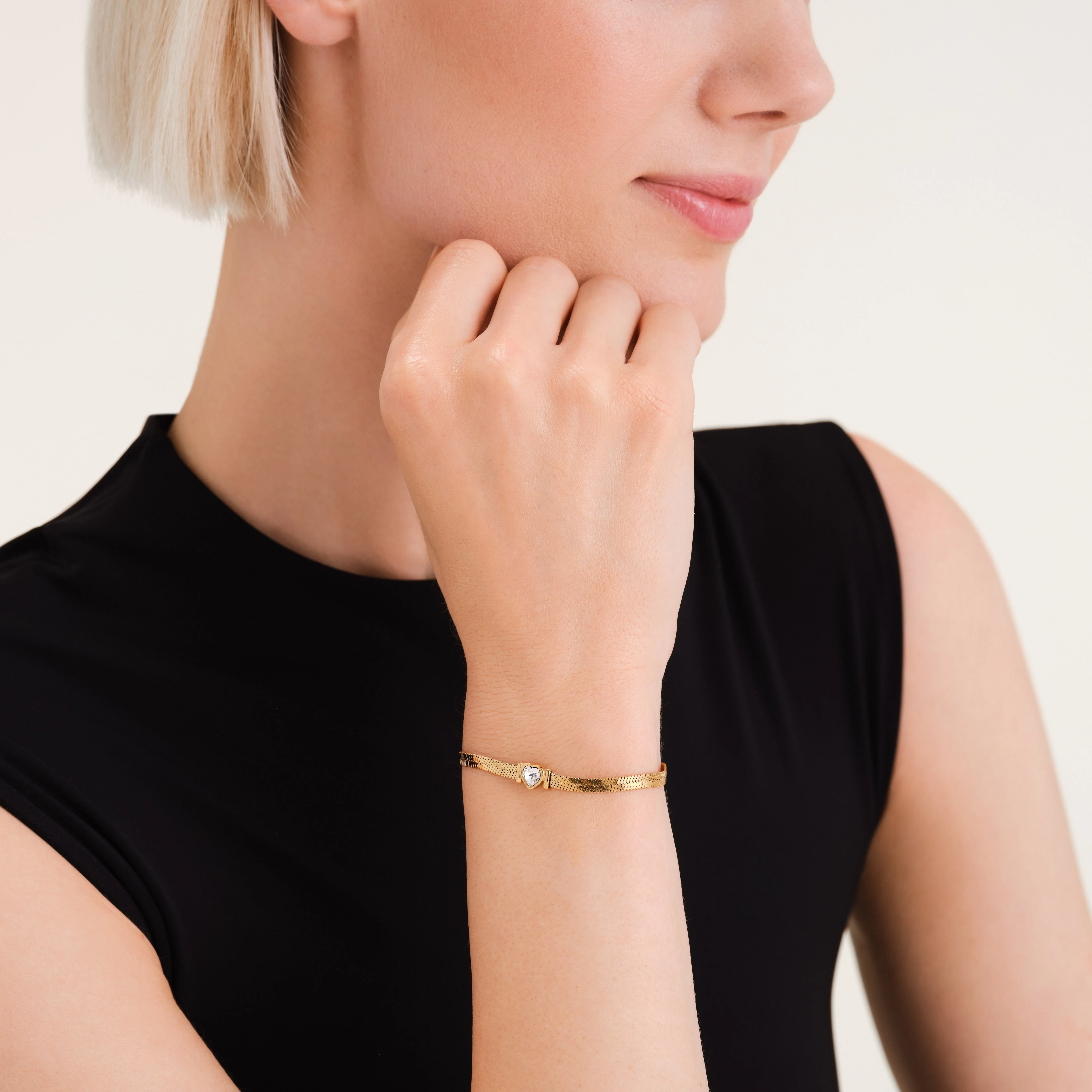 Snake Heart Bracelet - Image 2