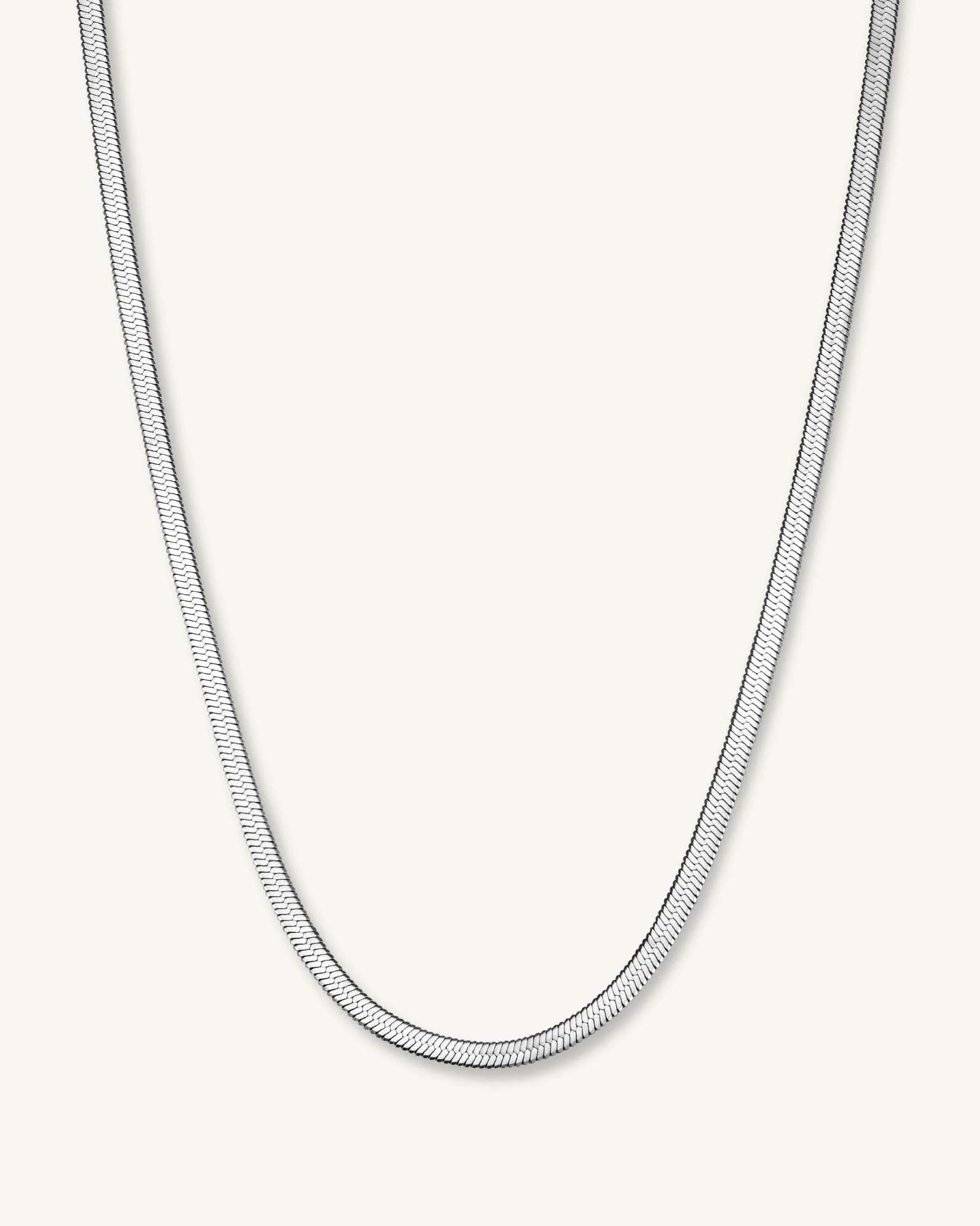 Snake Necklace Silver