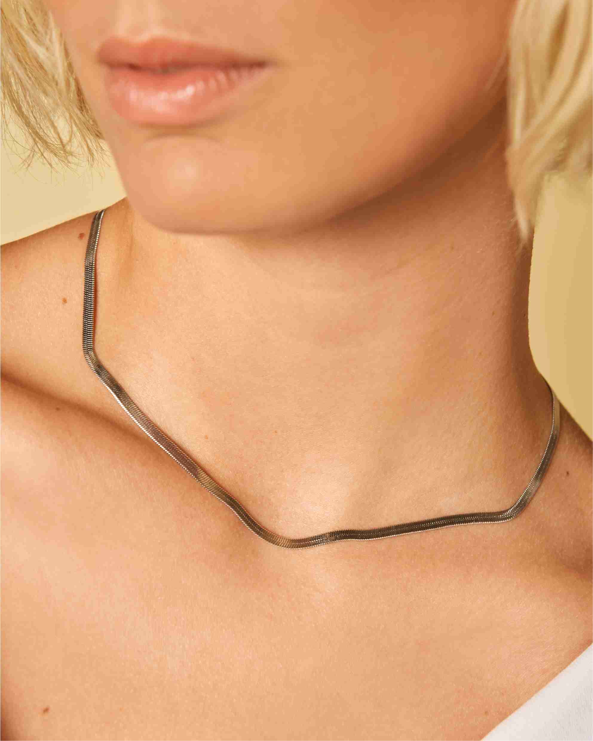 Snake Necklace Silver - Image 2