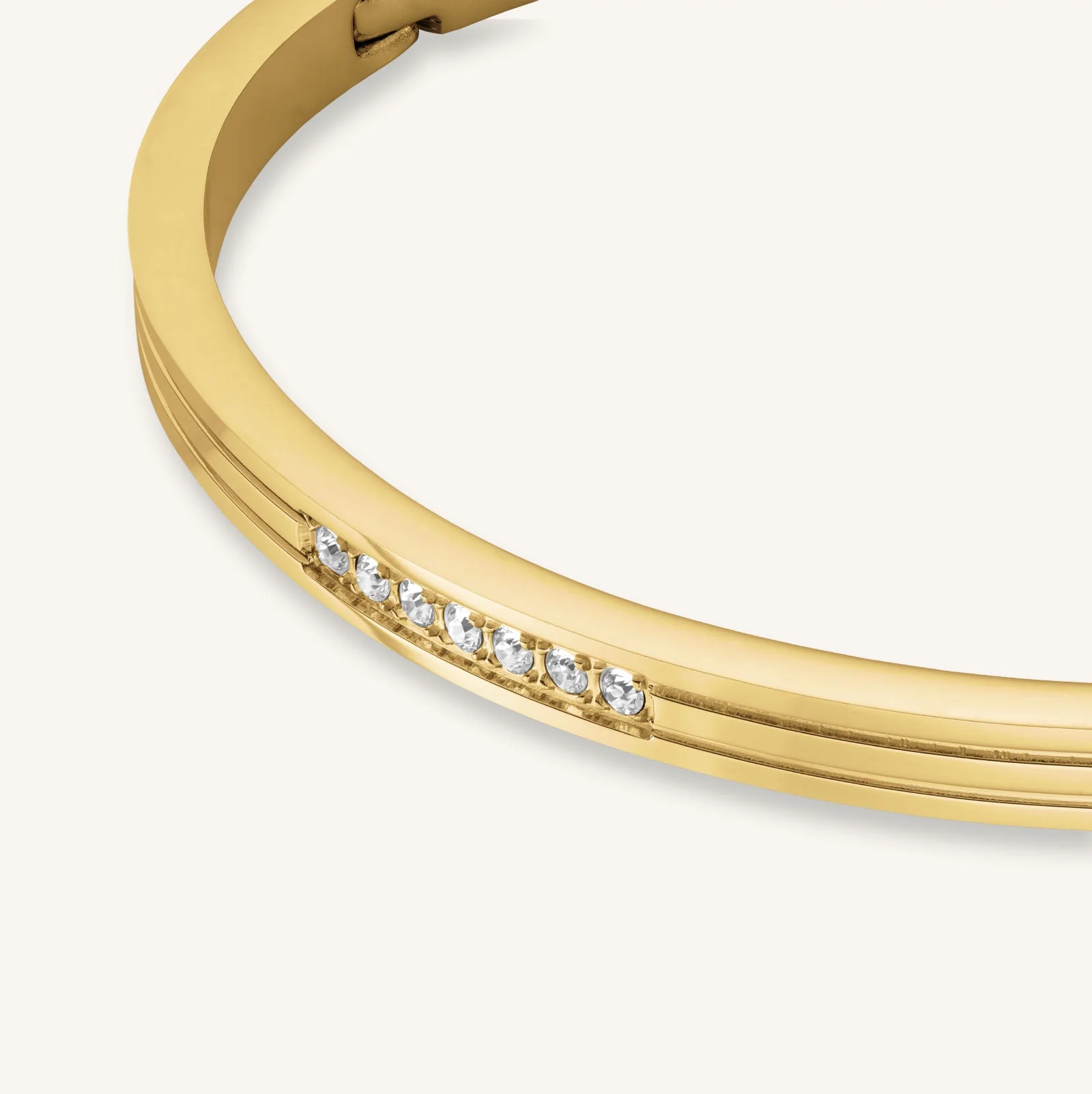 Striped Crystals Bangle - Image 3